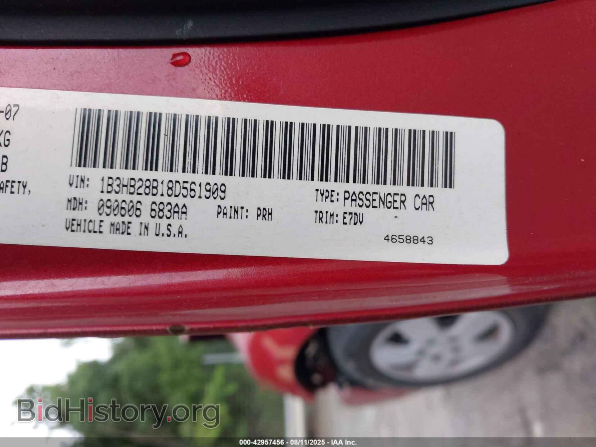 2008 DODGE CALIBER - VIN: 1B3HB28B18D561909 - Photo 9