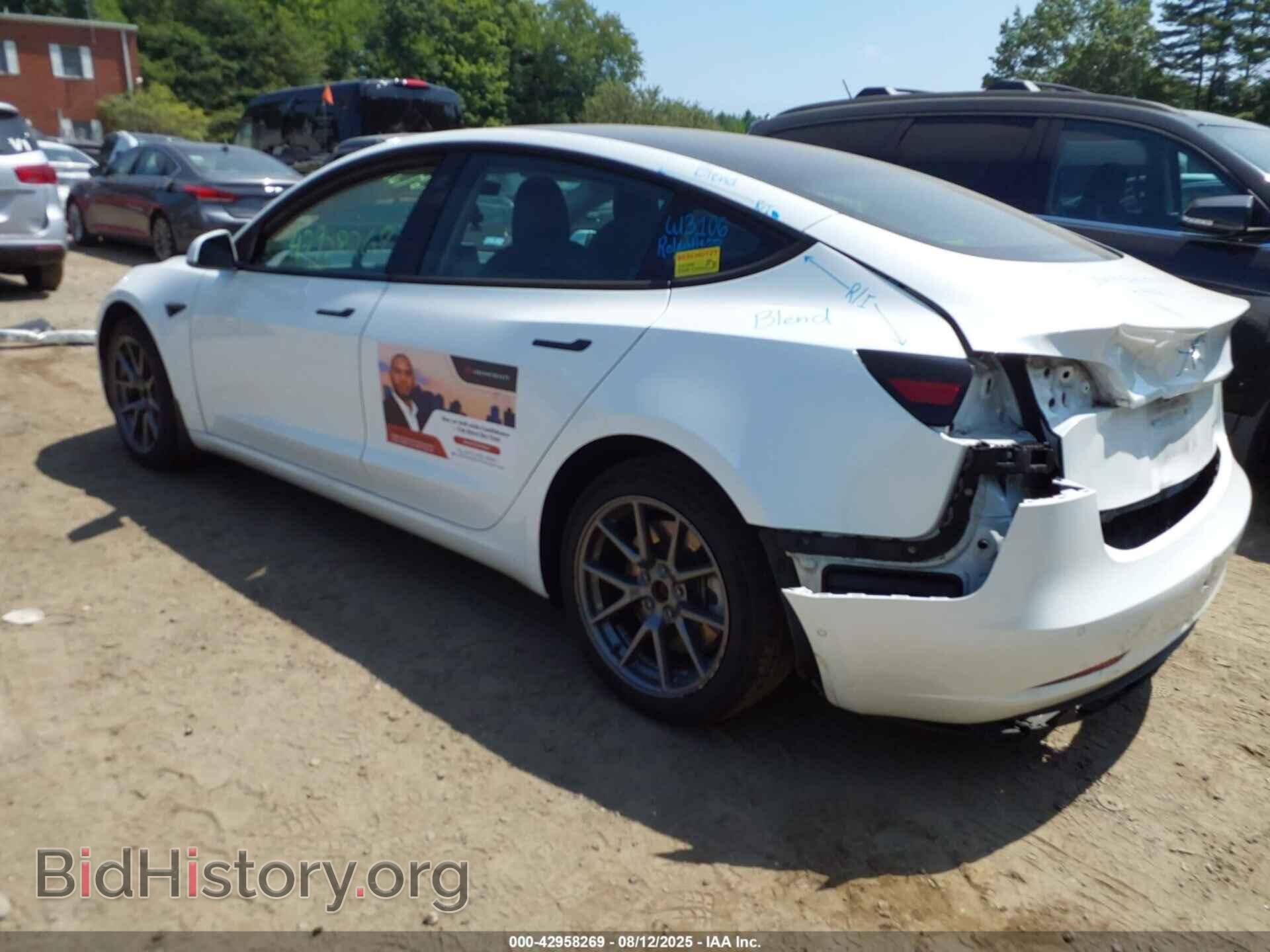 2022 TESLA MODEL 3 - VIN: 5YJ3E1EB2NF129106 - Фото 3
