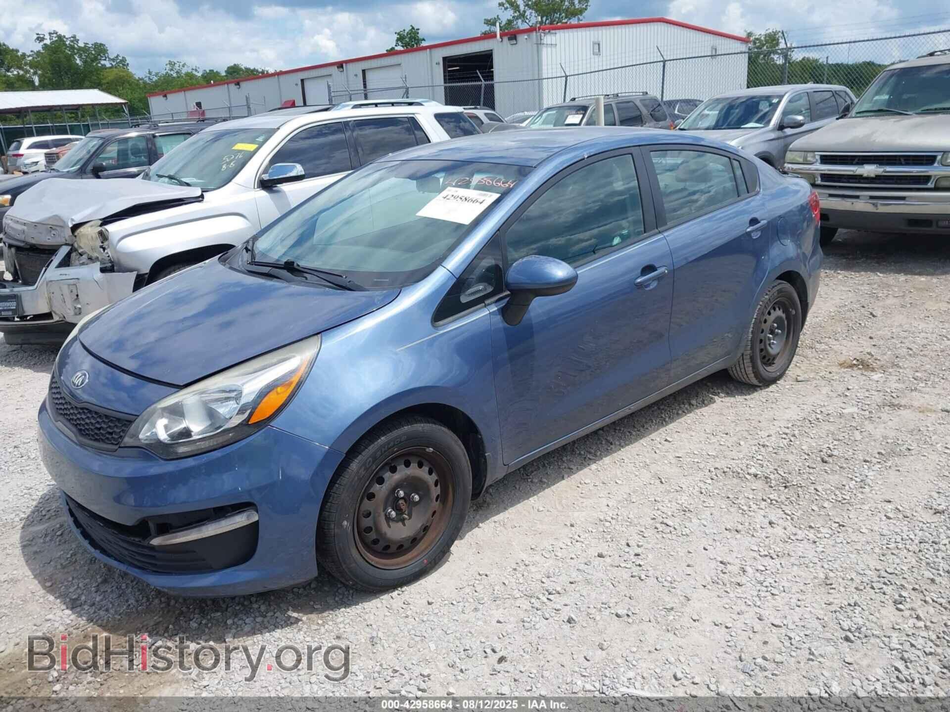 2016 KIA RIO - VIN: KNADM4A3XG6654126 - Фото 2
