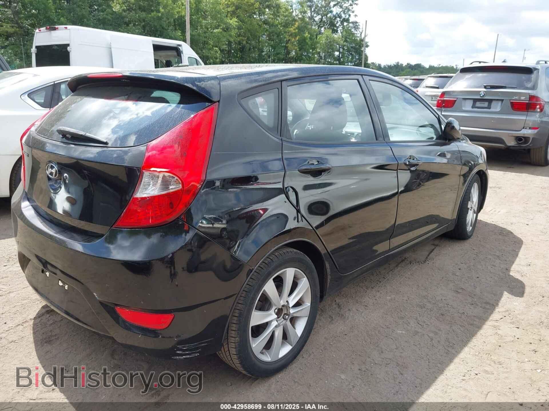2012 HYUNDAI ACCENT - VIN: KMHCU5AE9CU004467 - Фото 4