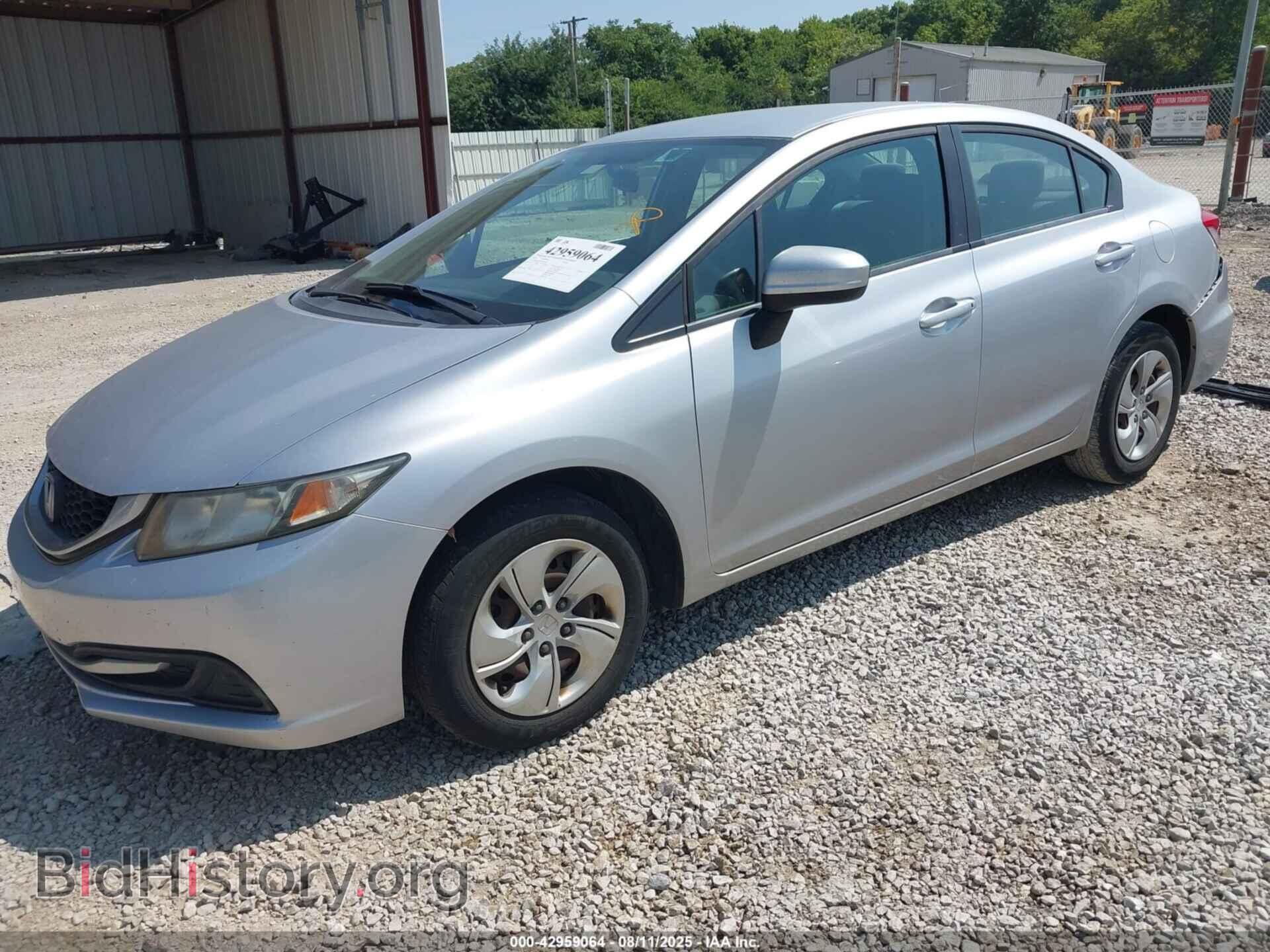 2014 HONDA CIVIC - VIN: 19XFB2F59EE073482 - Фото 2