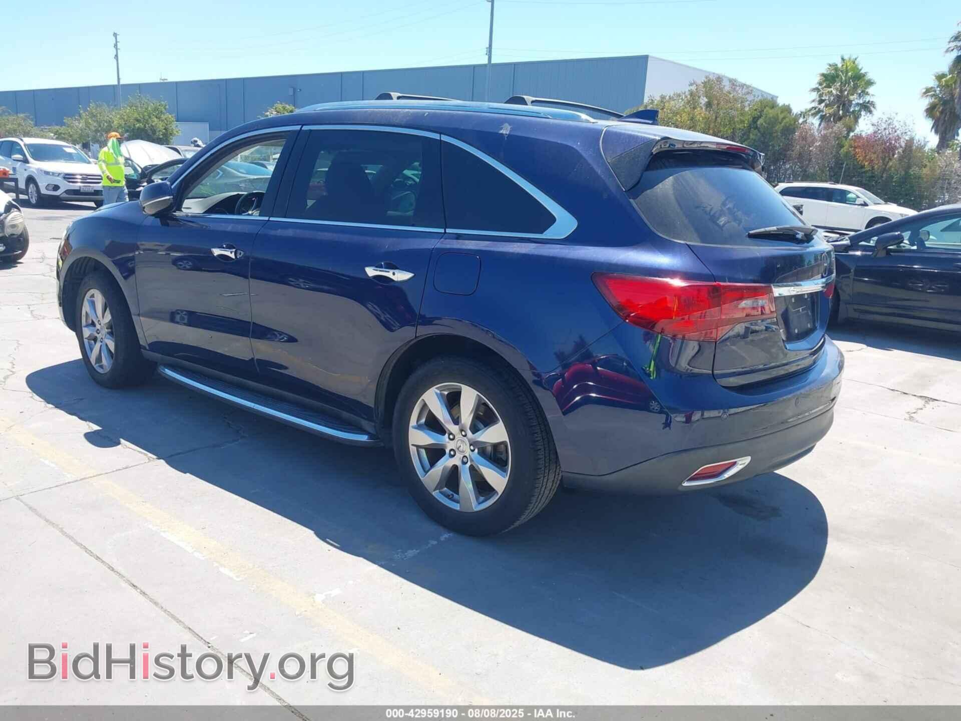 2014 ACURA MDX - VIN: 5FRYD4H82EB034019 - Фото 3