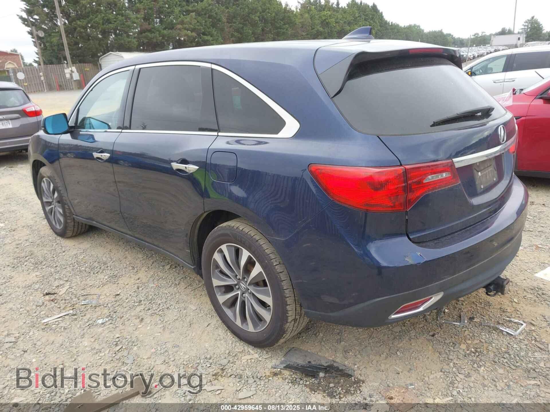 2016 ACURA MDX - VIN: 5FRYD4H40GB027506 - Фото 3