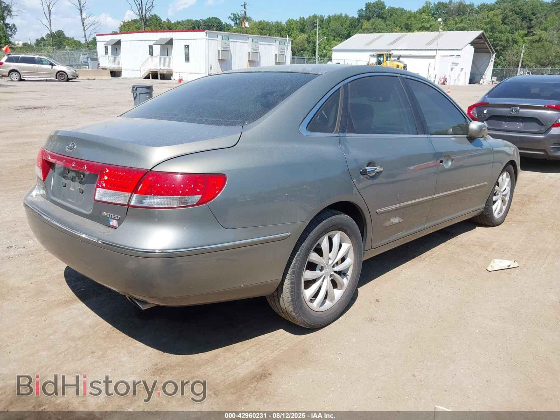 2006 HYUNDAI AZERA - VIN: KMHFC46F96A135576 - Фото 4