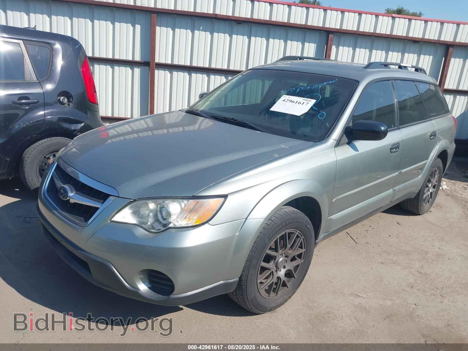 2009 SUBARU OUTBACK - VIN: 4S4BP60C597340858 - Фото 2