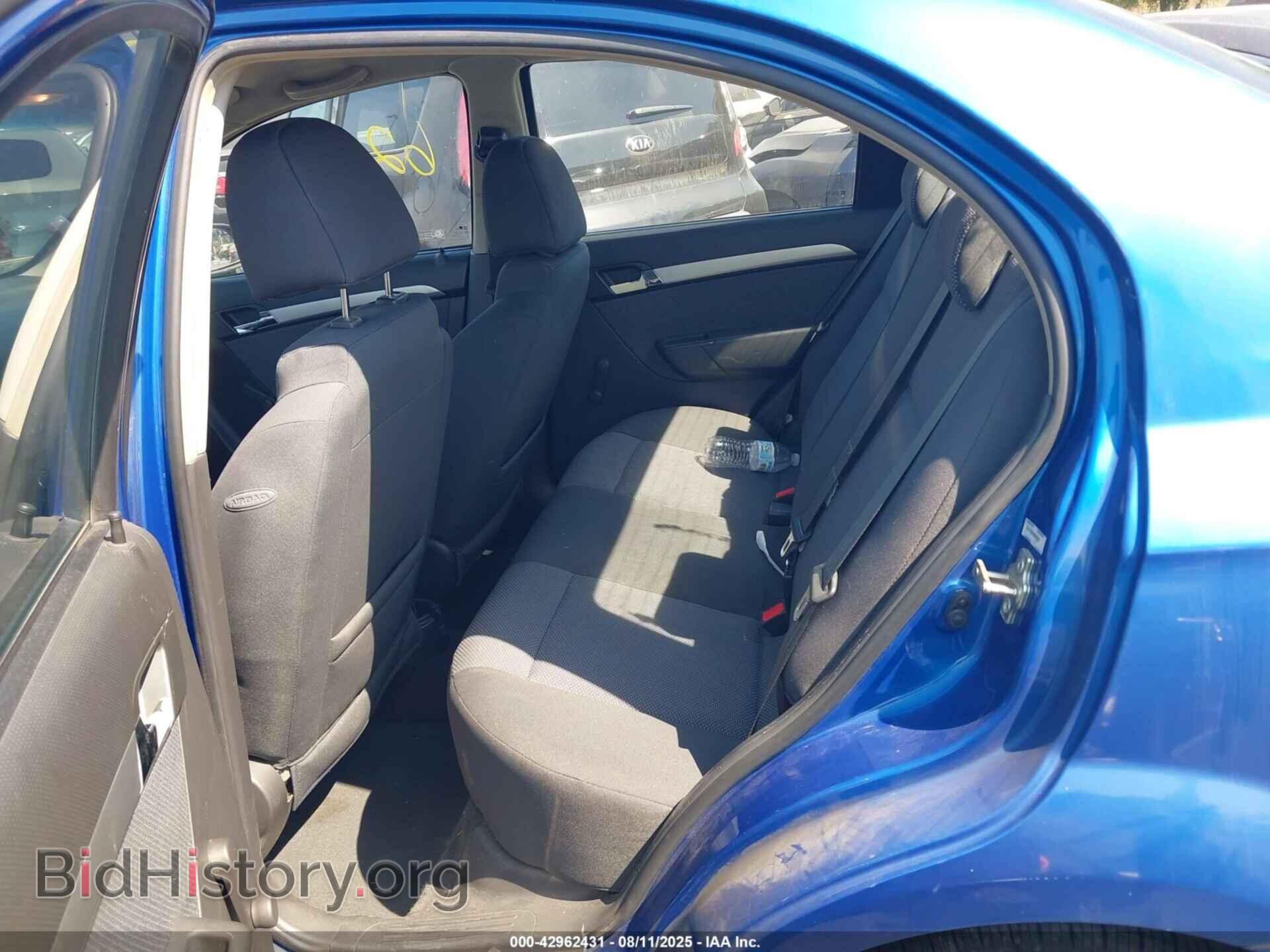 2010 CHEVROLET AVEO - VIN: KL1TD5DE8AB107671 - Фото 8