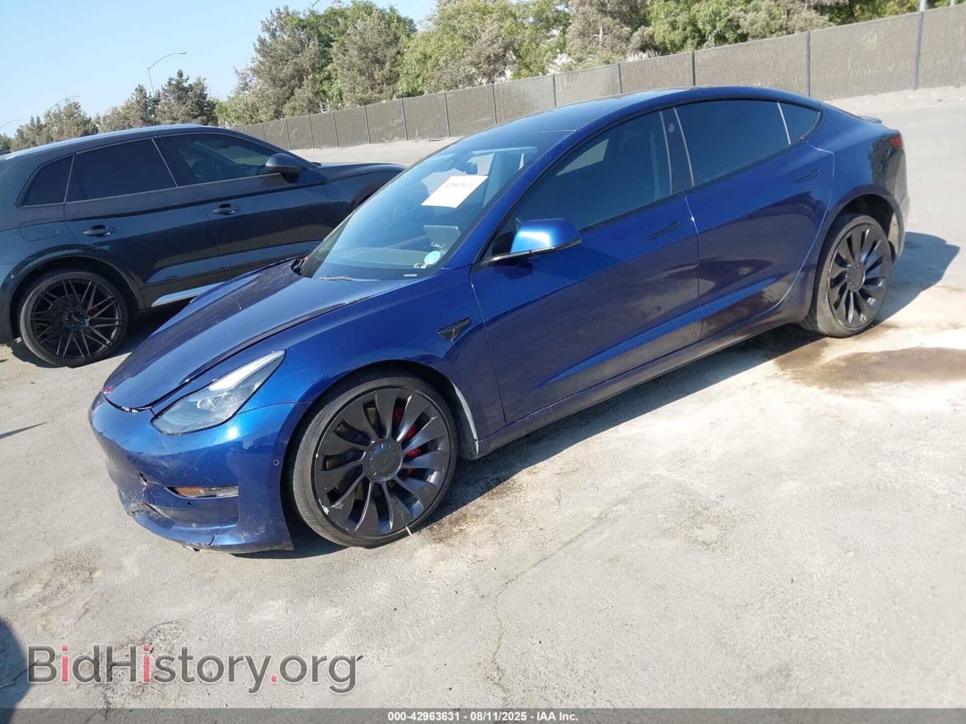 2022 TESLA MODEL 3 - VIN: 5YJ3E1EC6NF164949 - Фото 2