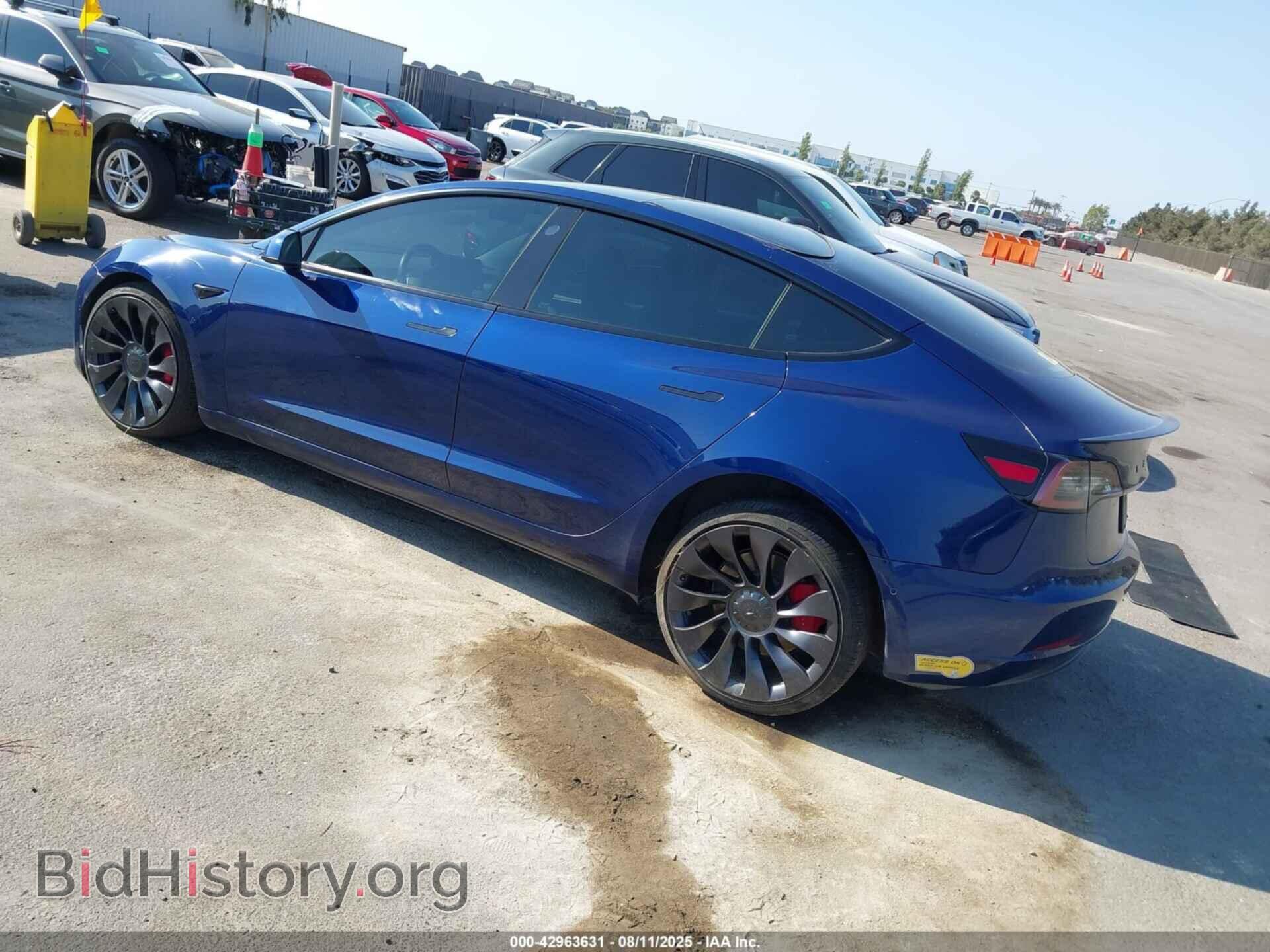 2022 TESLA MODEL 3 - VIN: 5YJ3E1EC6NF164949 - Фото 3