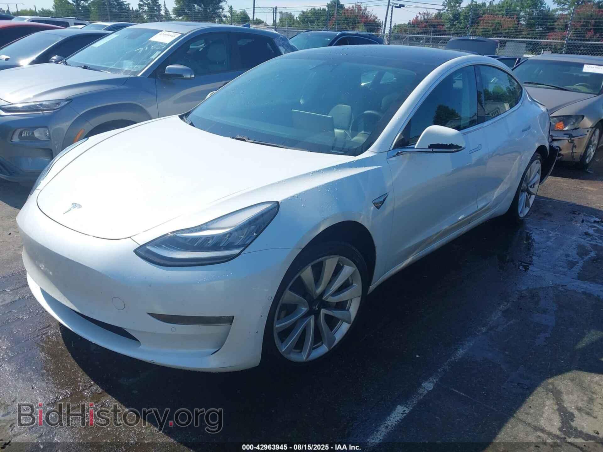 2019 TESLA MODEL 3 - VIN: 5YJ3E1EA9KF434525 - Фото 2