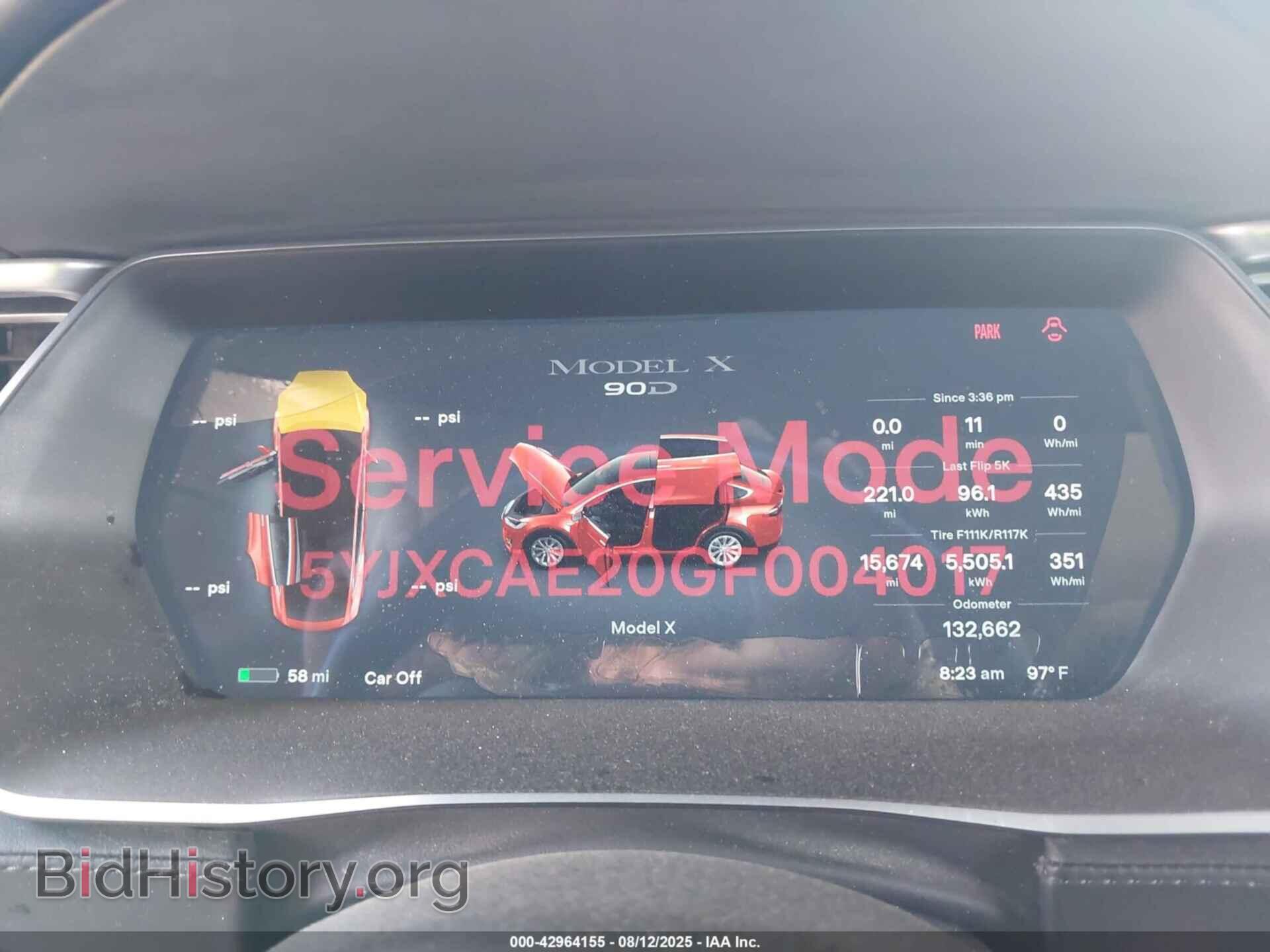 2016 TESLA MODEL X - VIN: 5YJXCAE20GF004017 - Photo 7