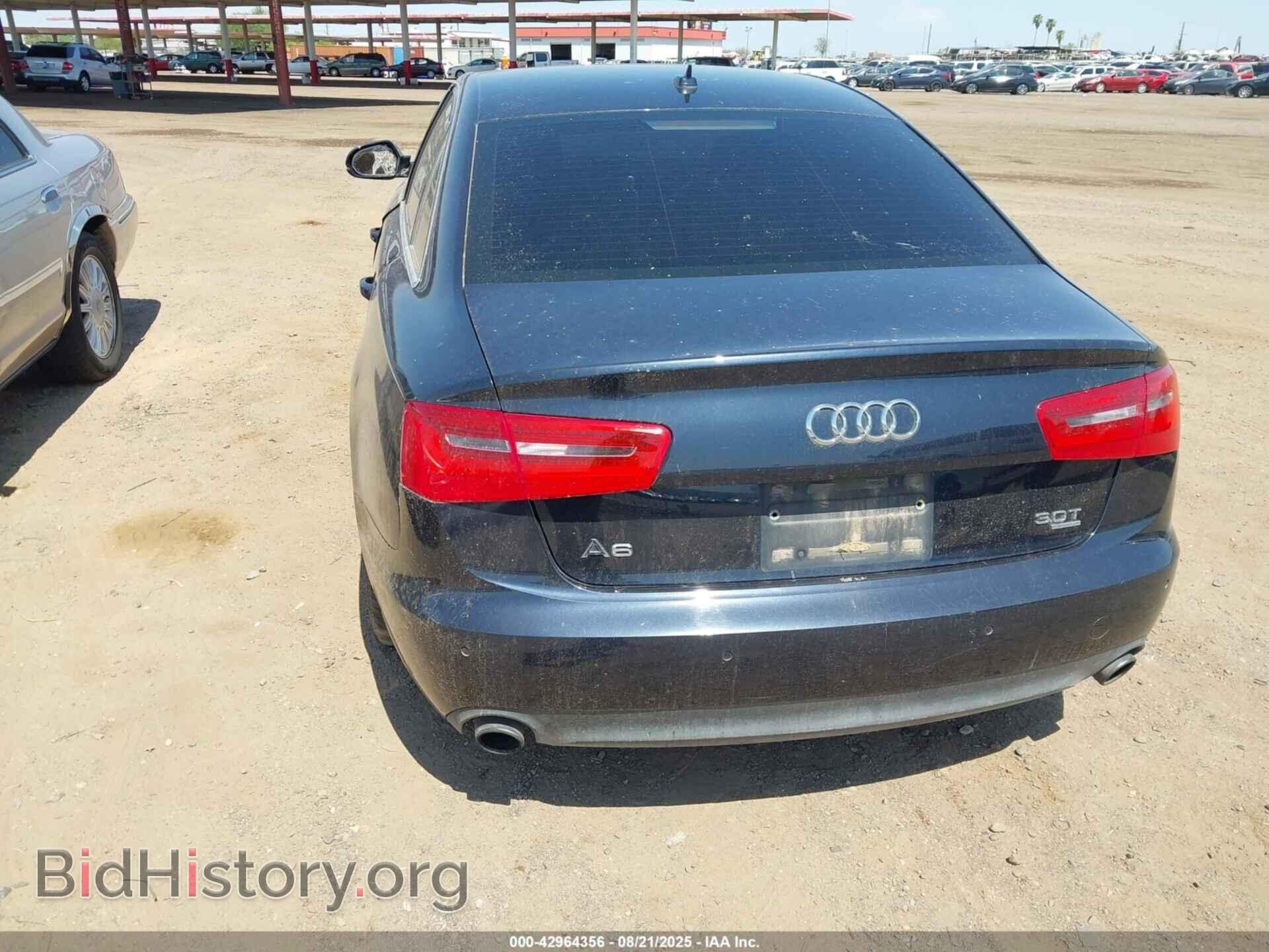2012 AUDI A6 - VIN: WAUGGAFCXCN151272 - Фото 3