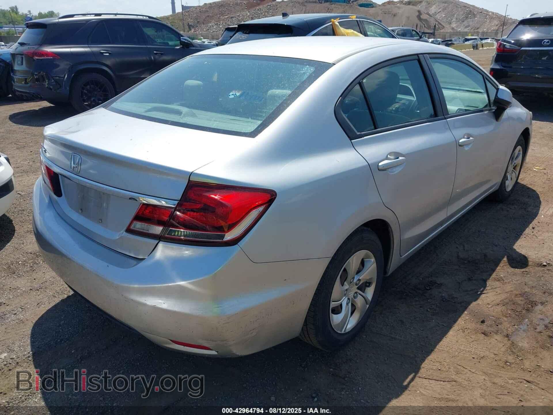 2013 HONDA CIVIC - VIN: 2HGFB2F53DH544238 - Фото 4
