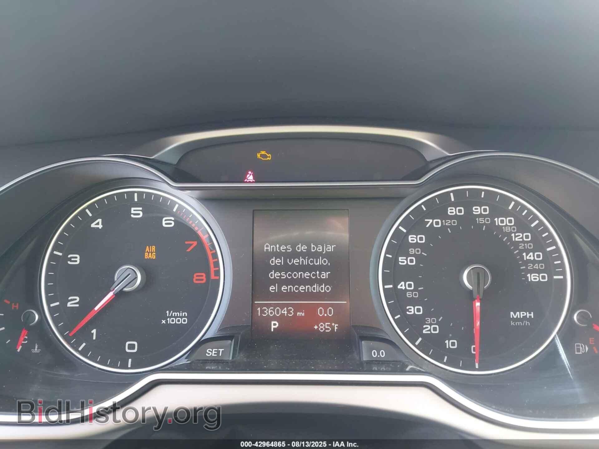 2014 AUDI A4 - VIN: WAUBFAFL0EN009688 - Фото 7