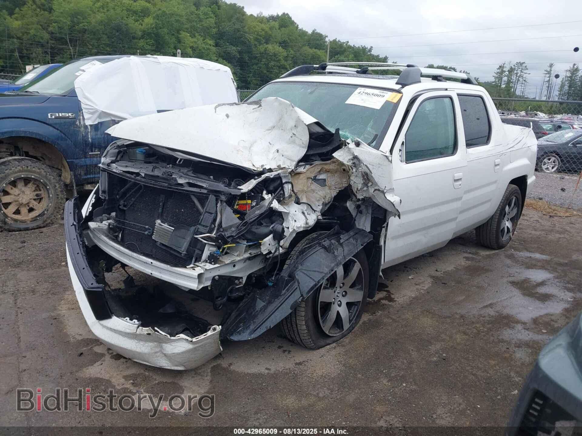 2014 HONDA RIDGELINE - VIN: 5FPYK1F67EB013276 - Фото 2