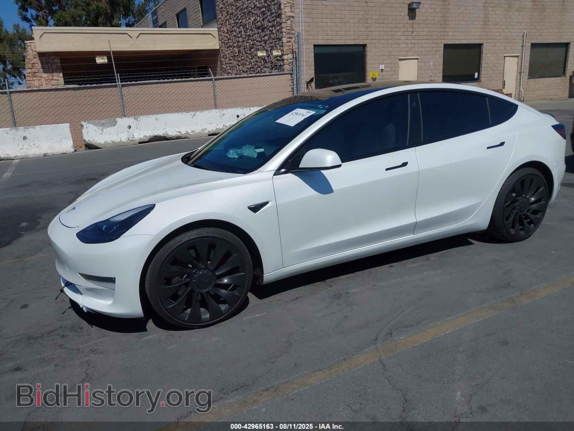 2022 TESLA MODEL 3 - VIN: 5YJ3E1ECXNF295799 - Фото 2