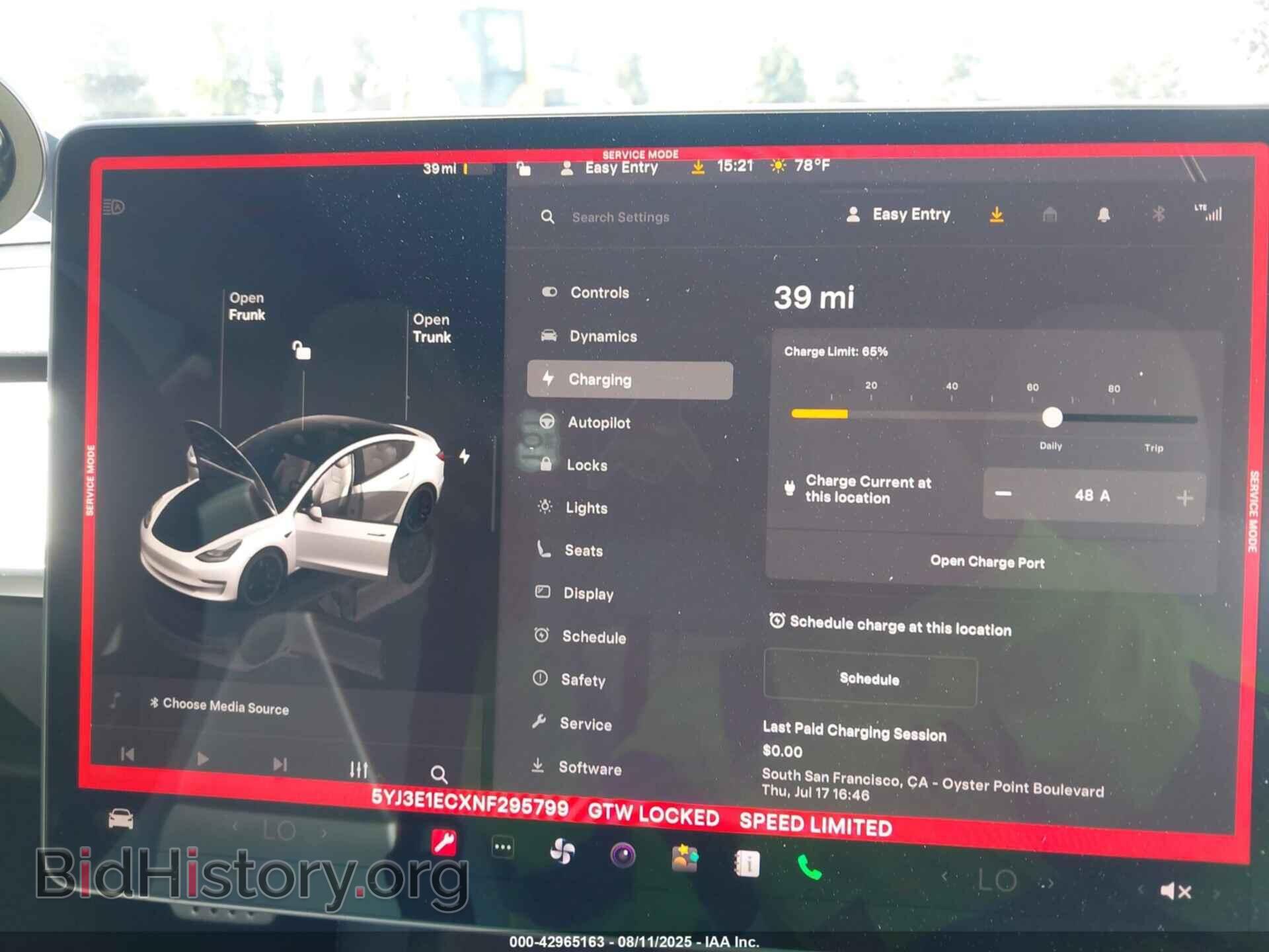 2022 TESLA MODEL 3 - VIN: 5YJ3E1ECXNF295799 - Фото 17