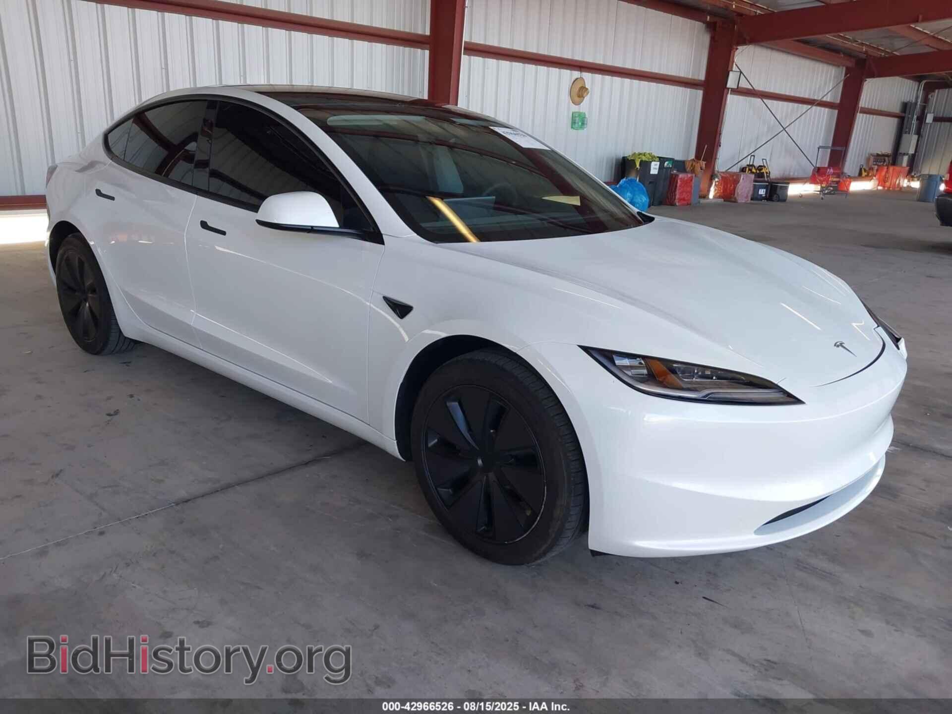 Photo 5YJ3E1EA1SF049489 - TESLA MODEL 3 2025