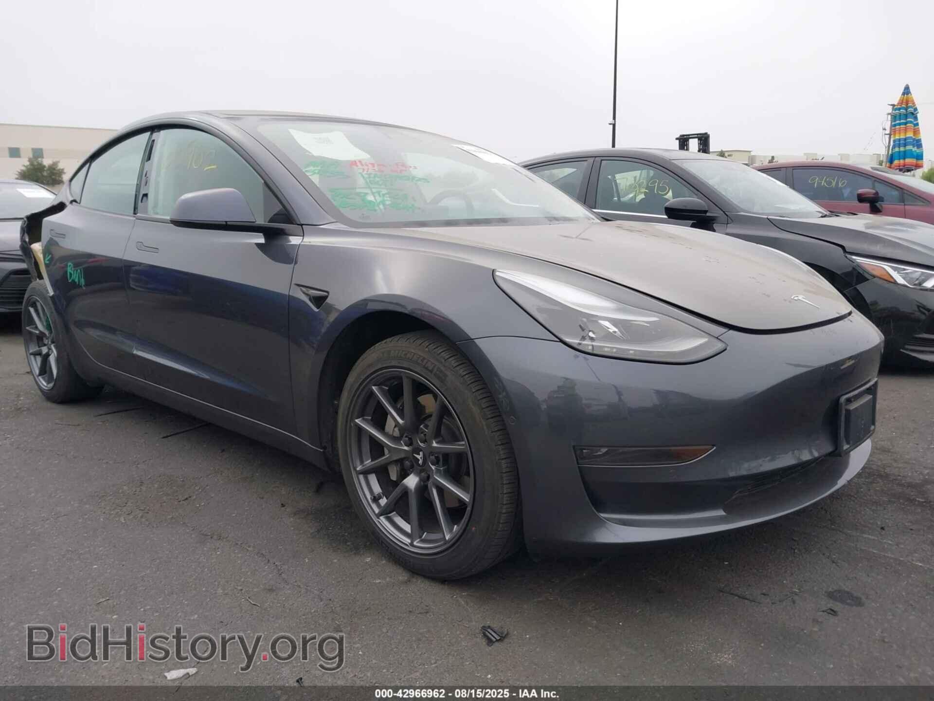 Photo 5YJ3E1EA1MF052590 - TESLA MODEL 3 2021