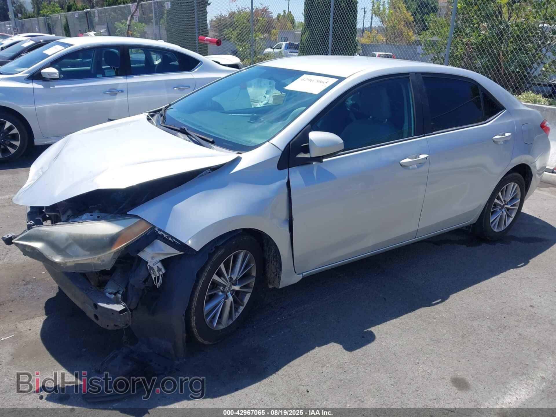 2014 TOYOTA COROLLA - VIN: 5YFBURHE0EP088790 - Фото 2