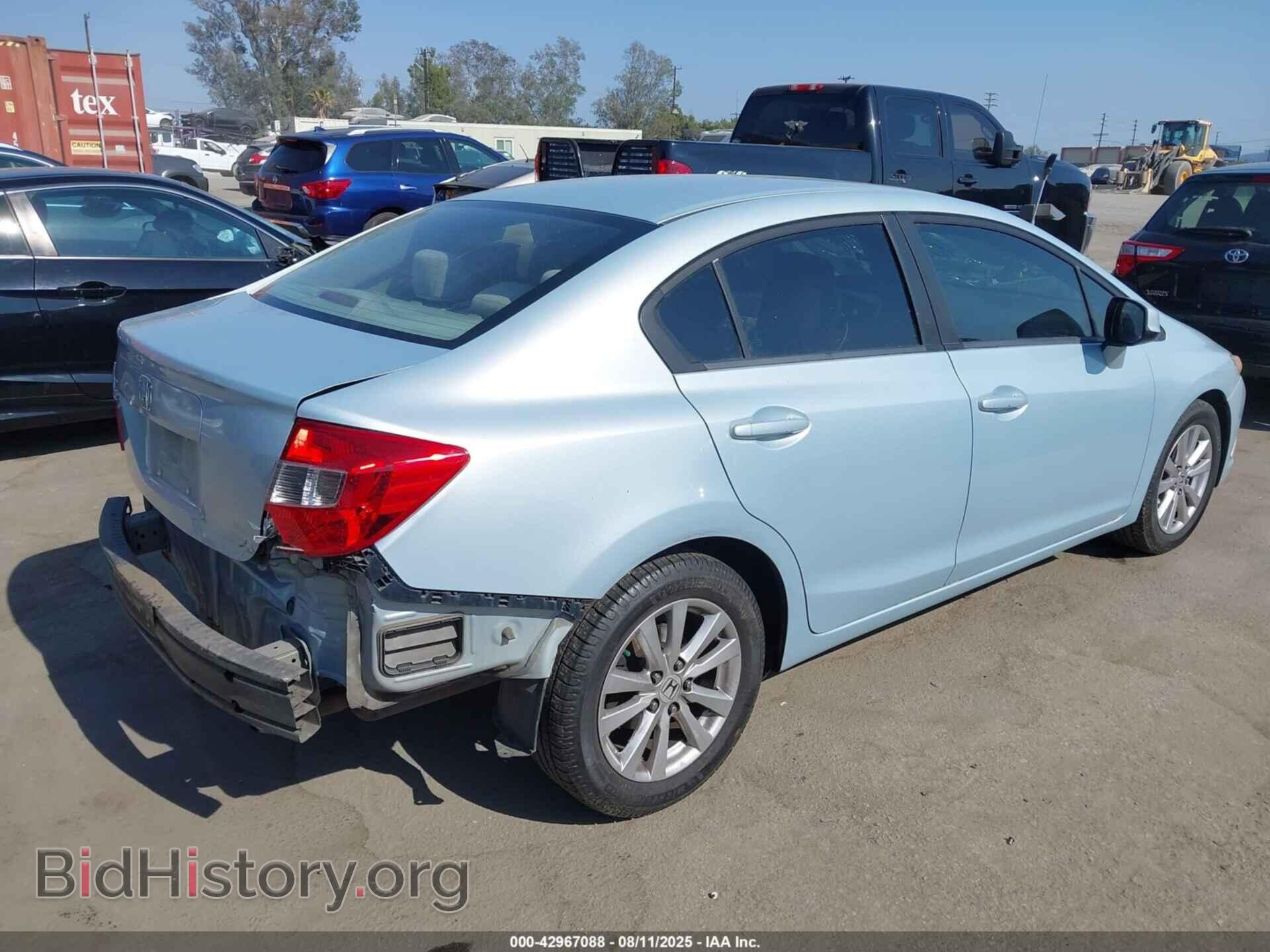 2012 HONDA CIVIC - VIN: 19XFB2F85CE343895 - Фото 4