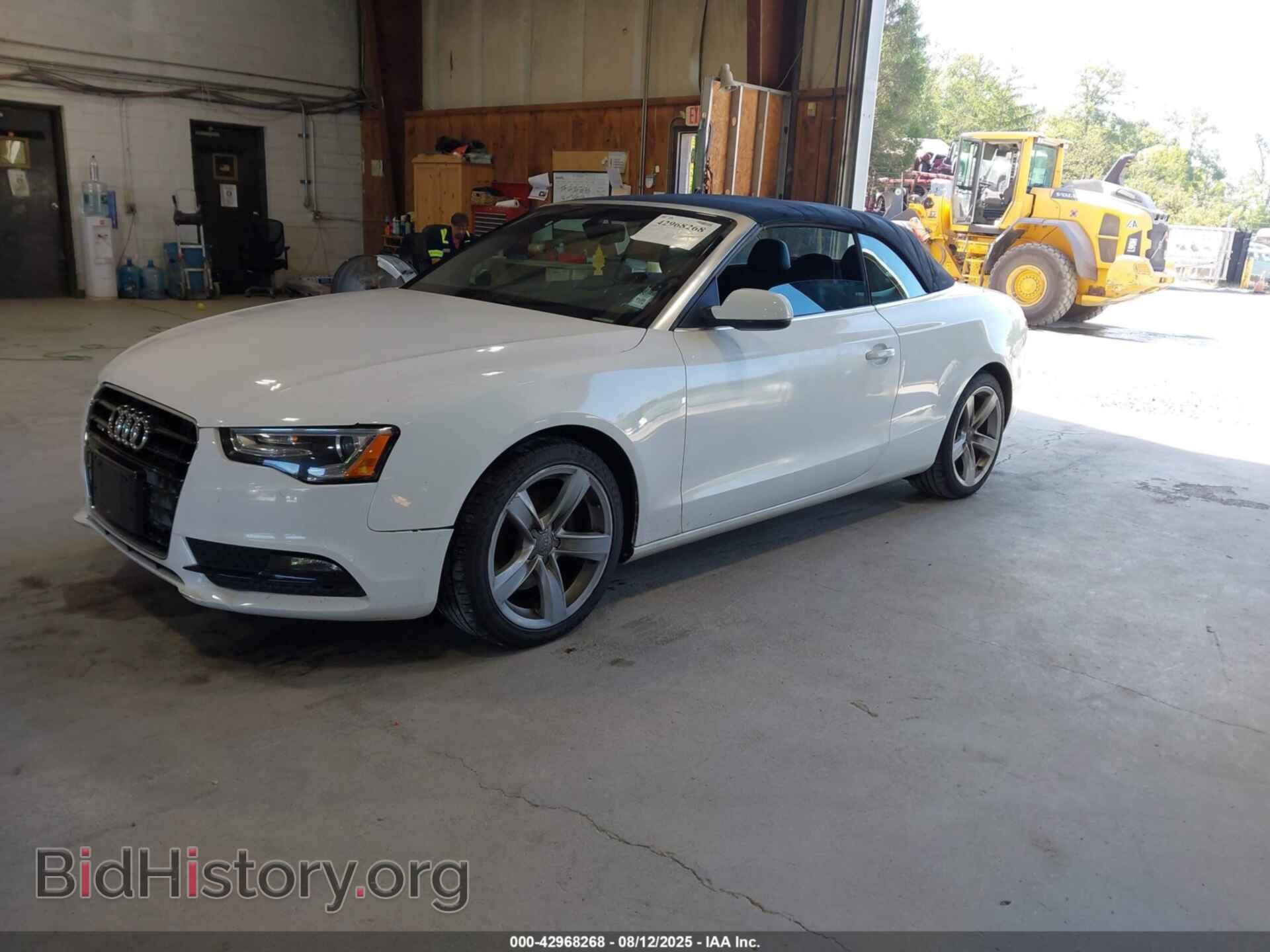 2013 AUDI A5 - VIN: WAULFAFH8DN016872 - Фото 2