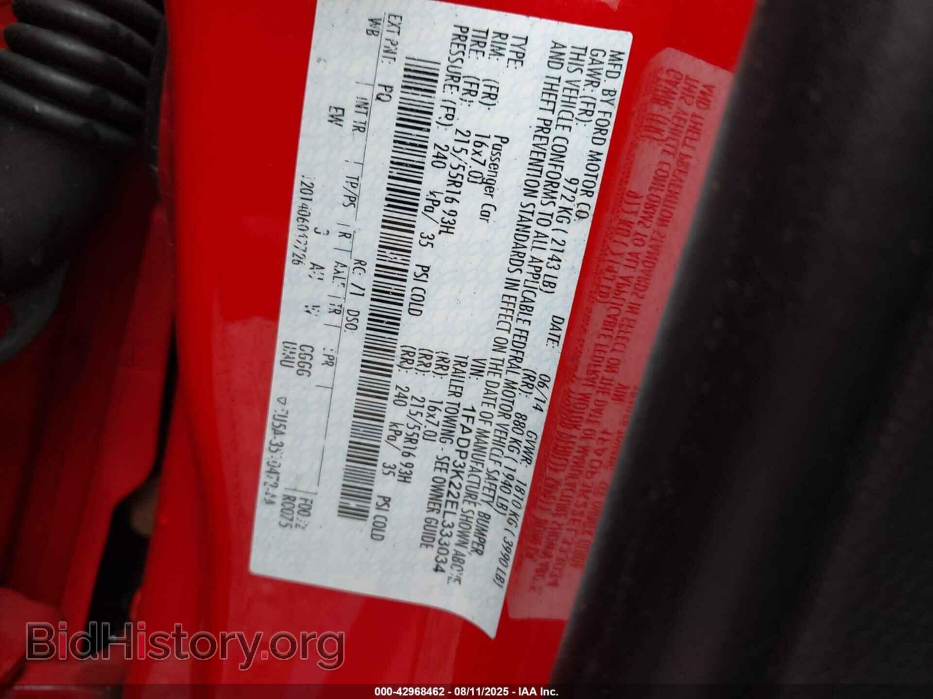 2014 FORD FOCUS - VIN: 1FADP3K22EL333034 - Photo 9