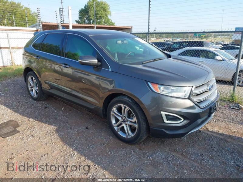 2018 Ford EDGE Titanium (VIN 2FMPK3K90JBC16397) — photo 1 of 18, IAAI, damage: left side