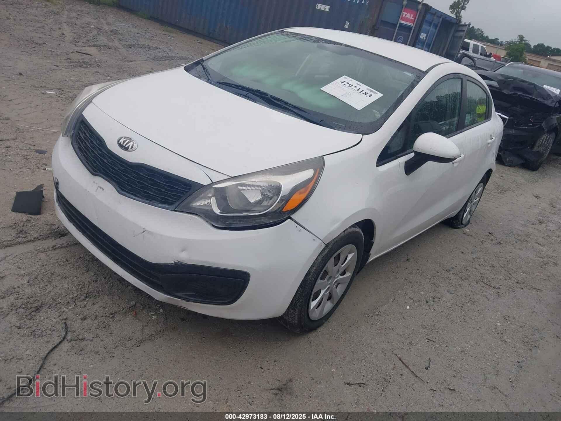 2013 KIA RIO - VIN: KNADM4A36D6228526 - Фото 2