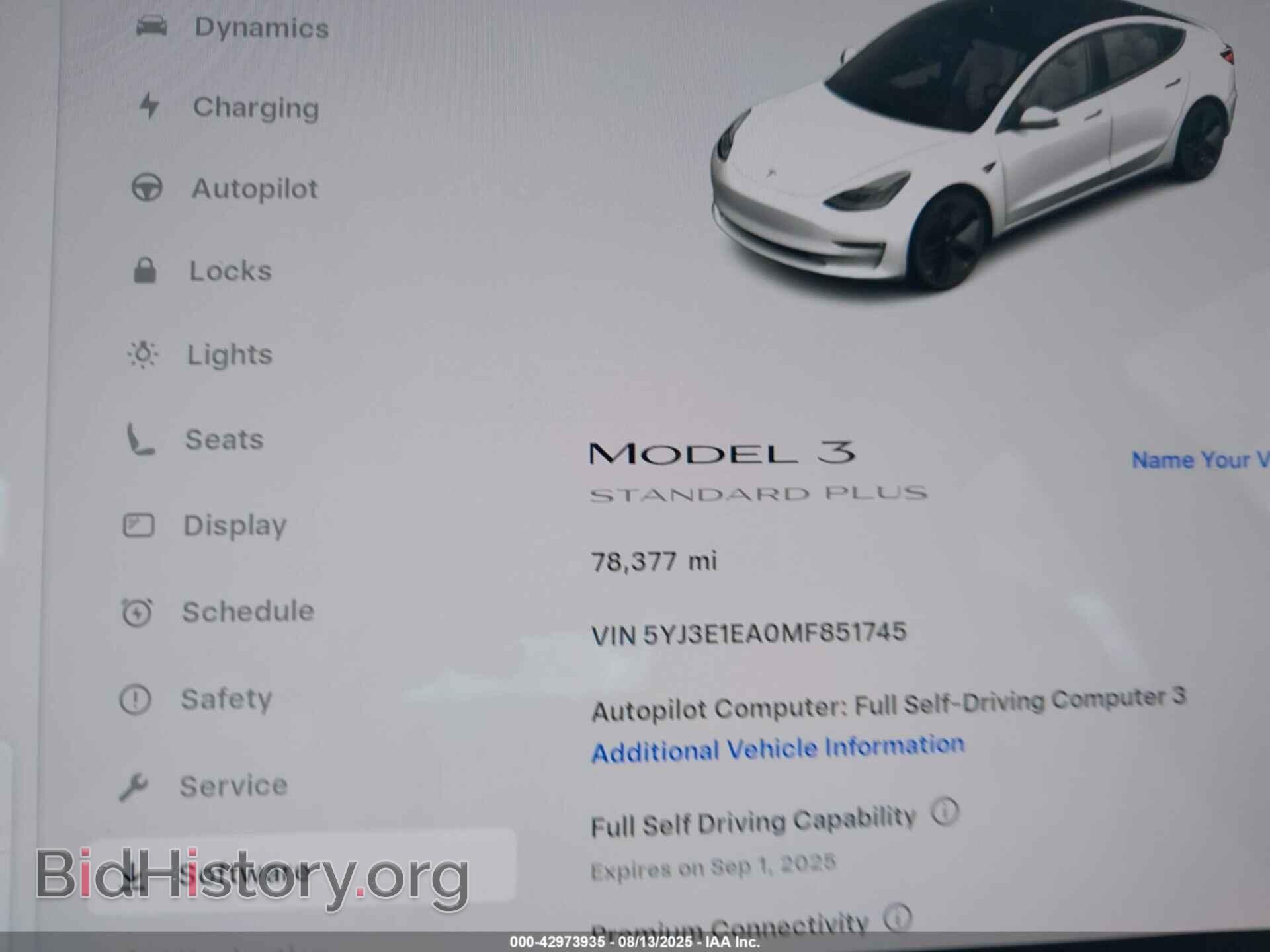 2021 TESLA MODEL 3 - VIN: 5YJ3E1EA0MF851745 - Photo 7