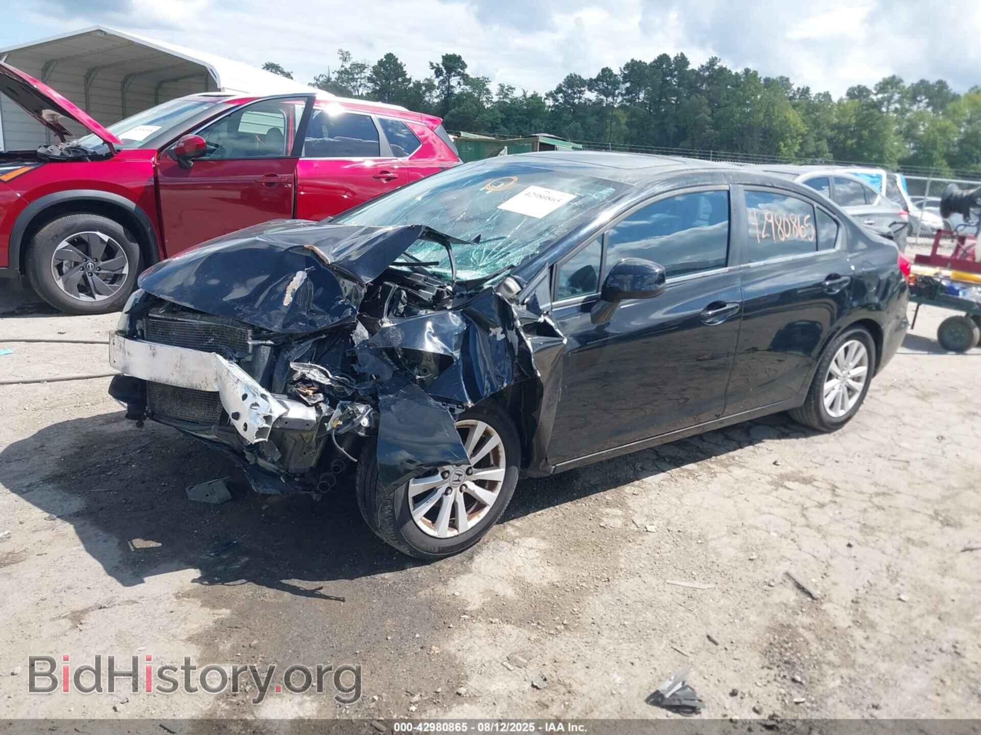2012 HONDA CIVIC - VIN: 19XFB2F85CE063328 - Фото 2