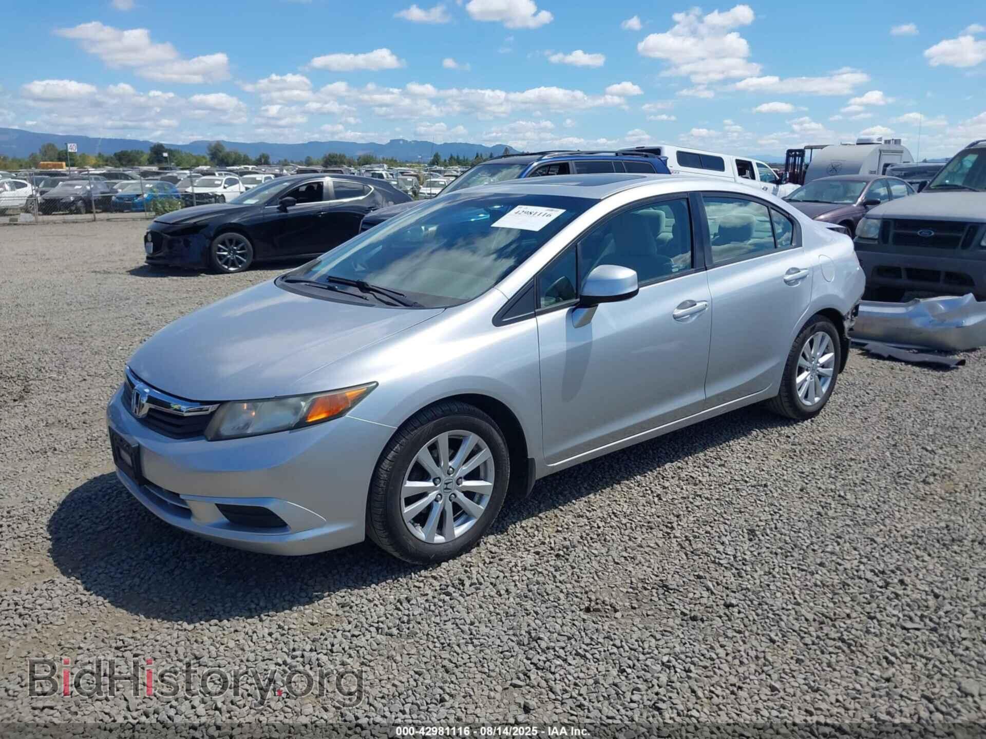 2012 HONDA CIVIC - VIN: 19XFB2F86CE326071 - Фото 2