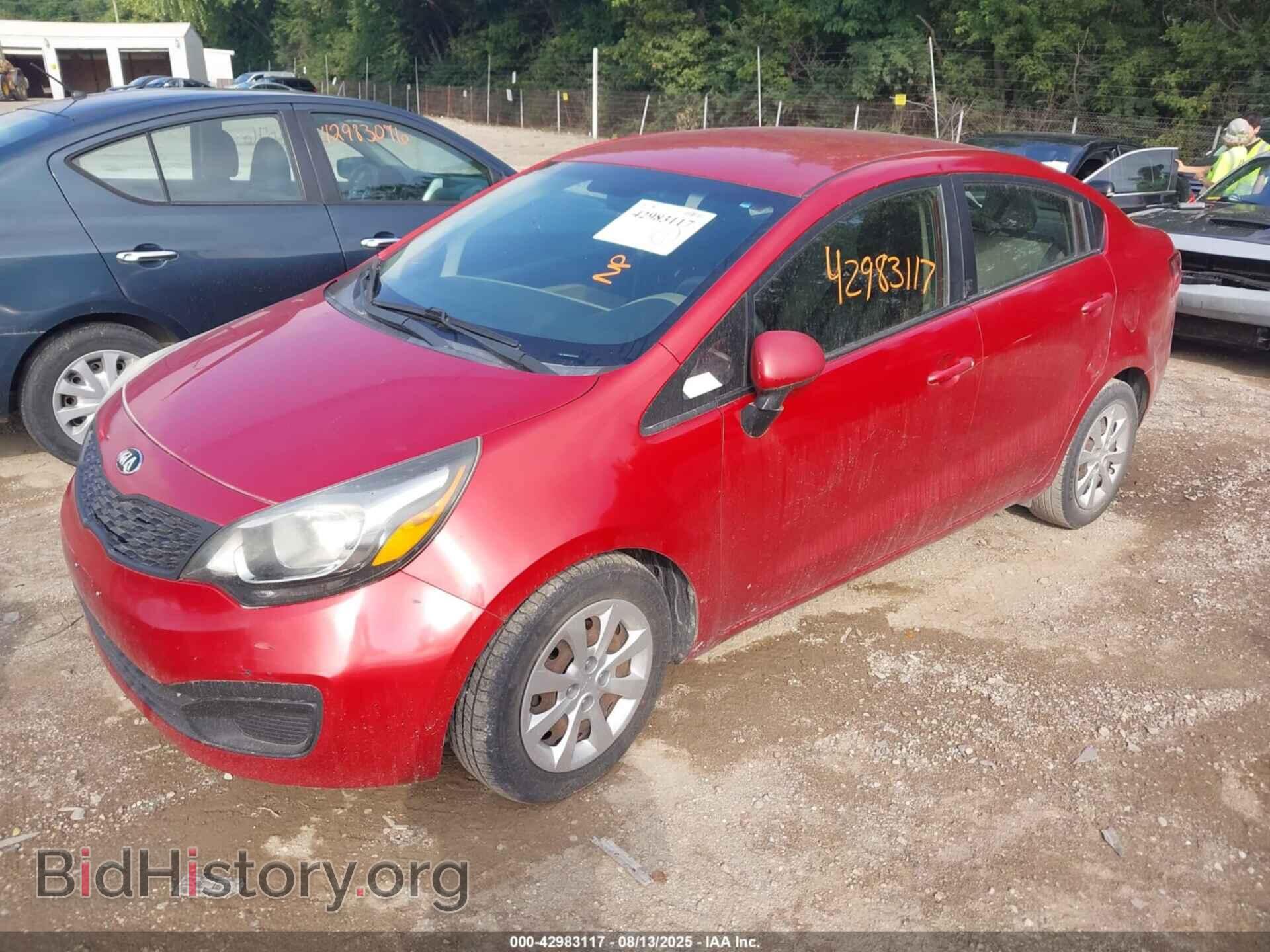 2014 KIA RIO - VIN: KNADM4A36E6361112 - Фото 2