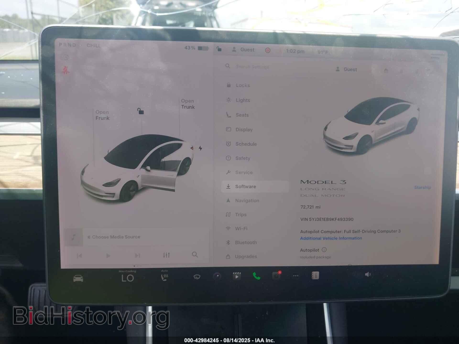 2019 TESLA MODEL 3 - VIN: 5YJ3E1EB9KF493390 - Photo 7