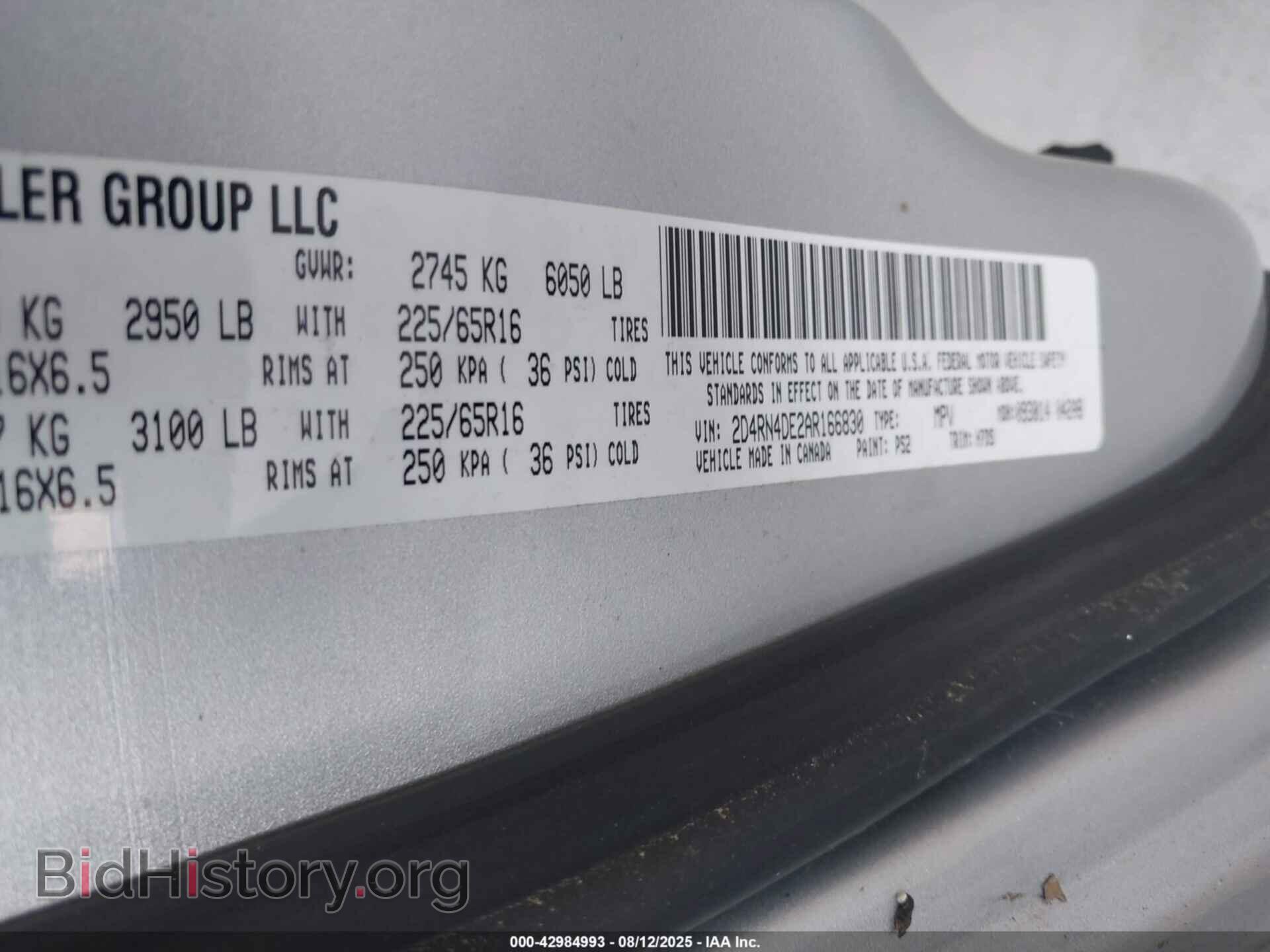 2010 DODGE GRAND CARAVAN - VIN: 2D4RN4DE2AR166830 - Фото 9