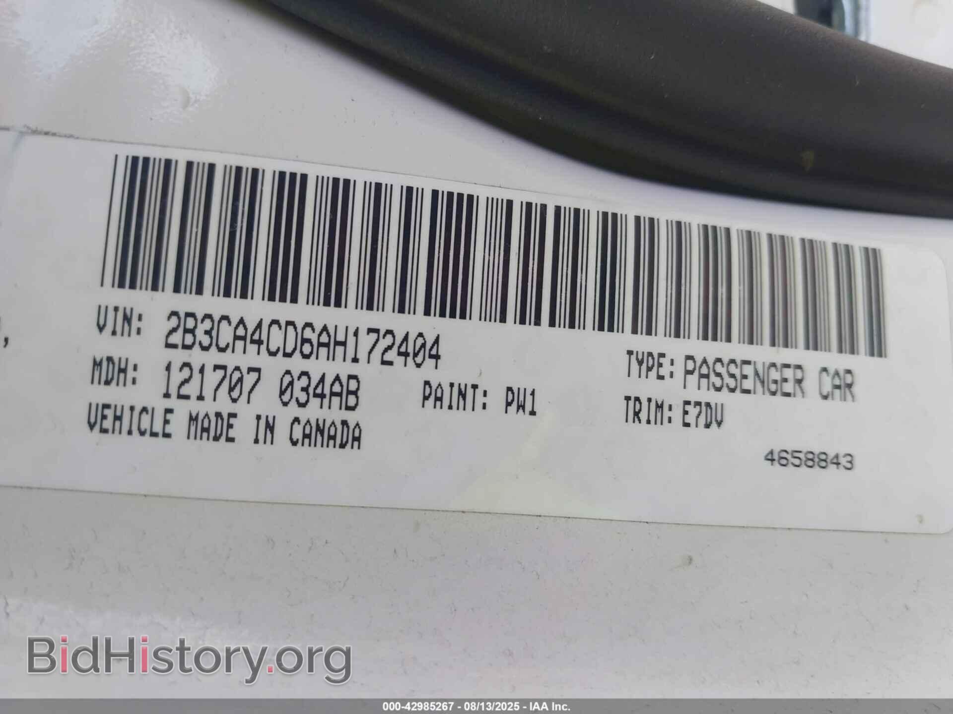 2010 DODGE CHARGER - VIN: 2B3CA4CD6AH172404 - Фото 9