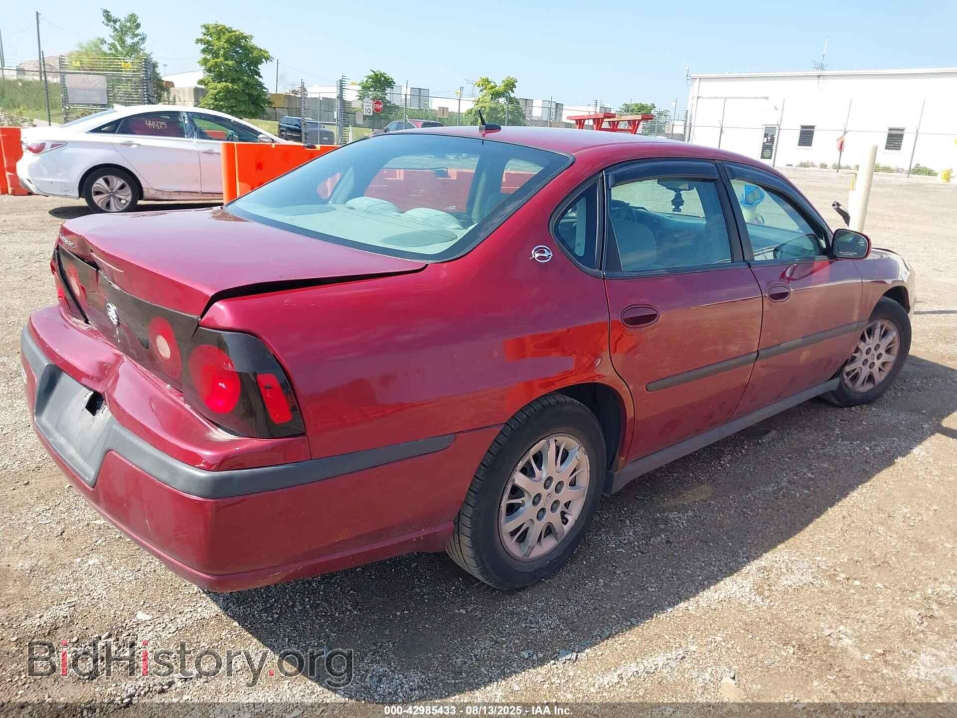 2005 CHEVROLET IMPALA - VIN: 2G1WF52E359275575 - Фото 4