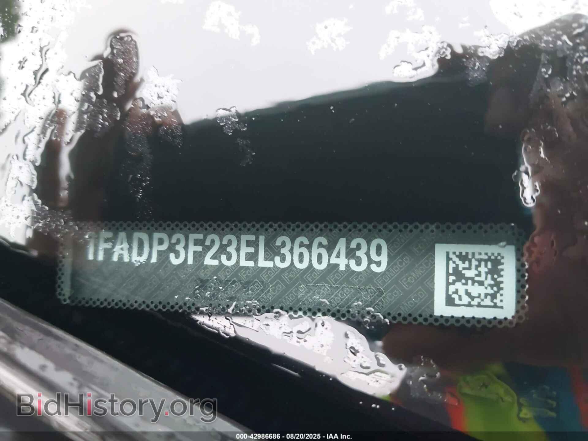 2014 FORD FOCUS - VIN: 1FADP3F23EL366439 - Фото 9