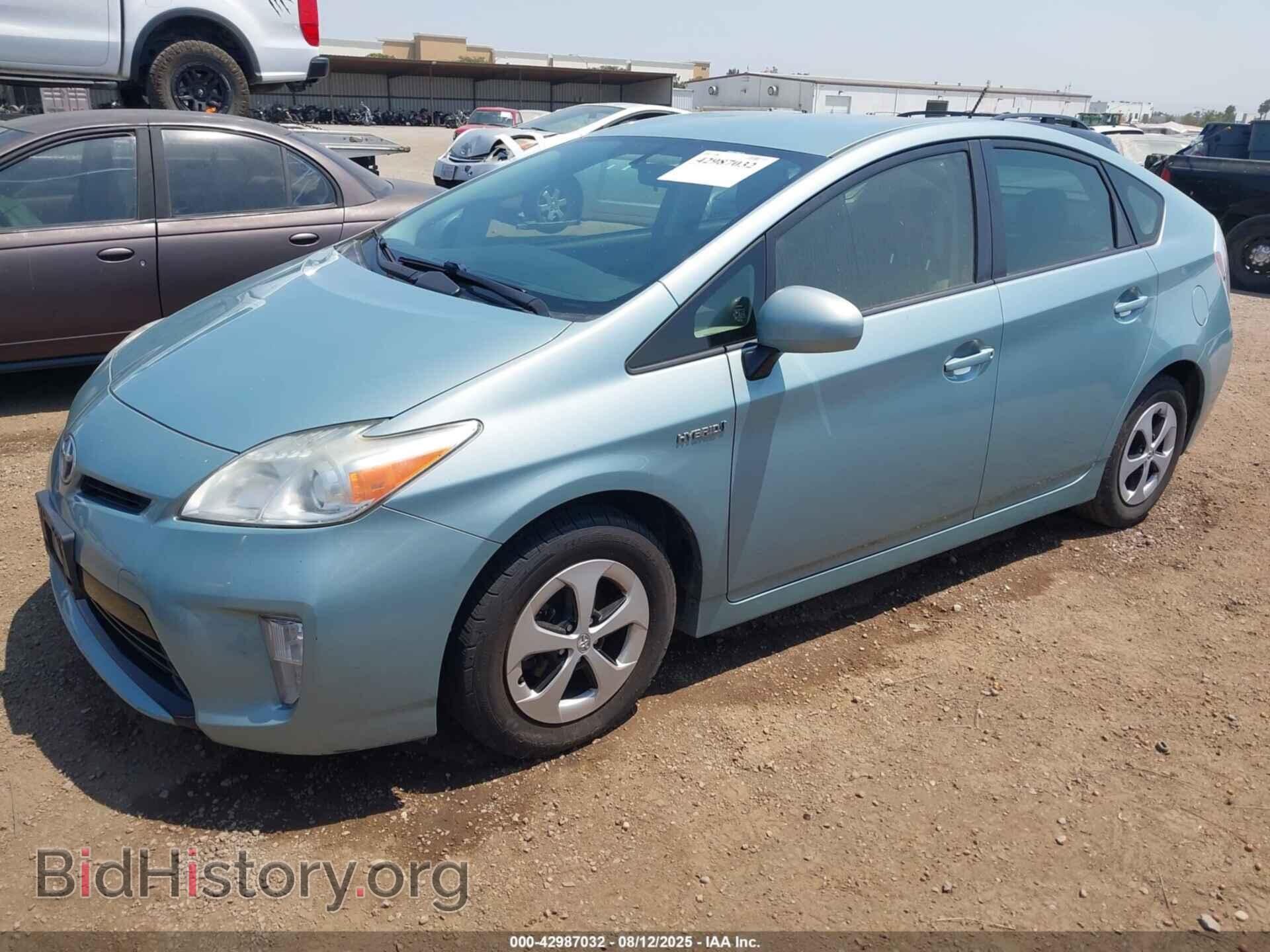 2012 TOYOTA PRIUS - VIN: JTDKN3DU4C5422014 - Фото 2
