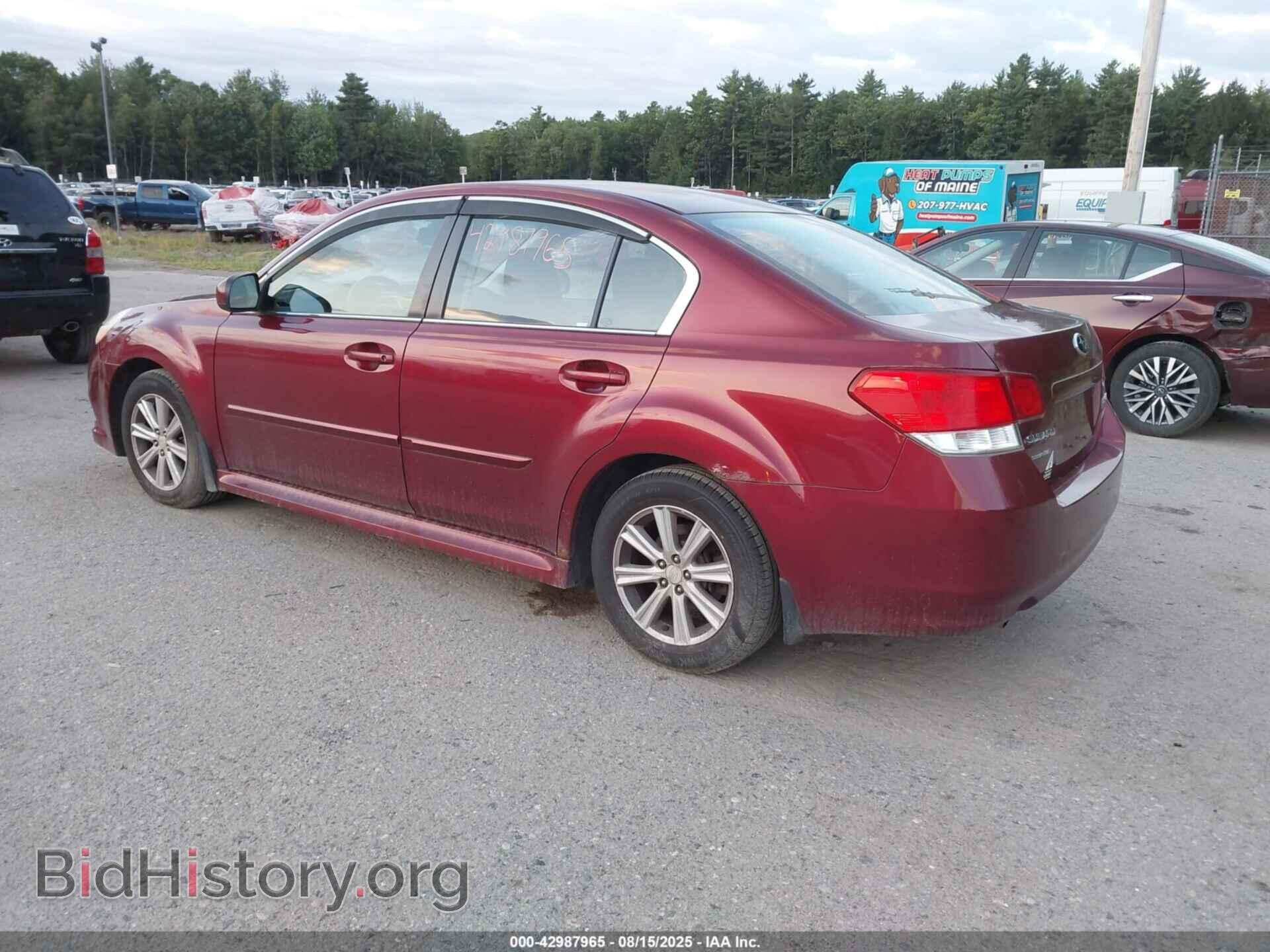 2012 SUBARU LEGACY - VIN: 4S3BMBC68C3014515 - Фото 3