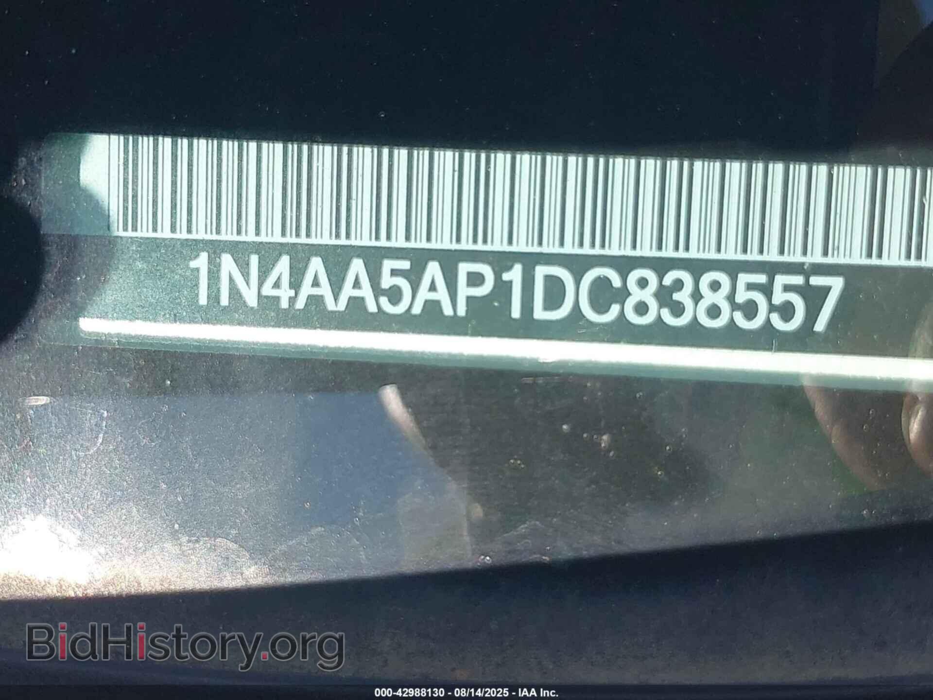 2013 NISSAN MAXIMA - VIN: 1N4AA5AP1DC838557 - Фото 9
