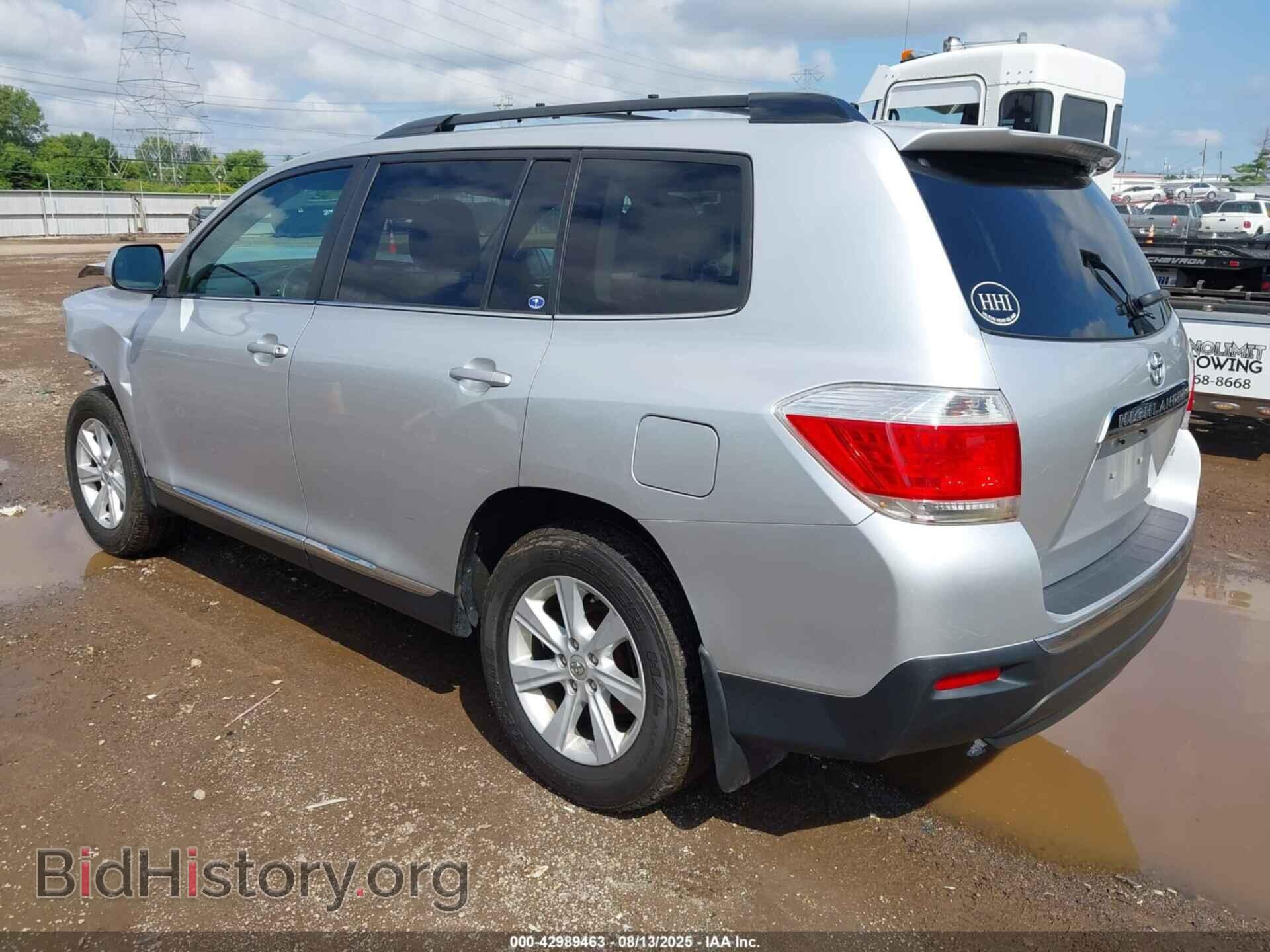 2013 TOYOTA HIGHLANDER - VIN: 5TDBK3EH8DS252259 - Фото 3