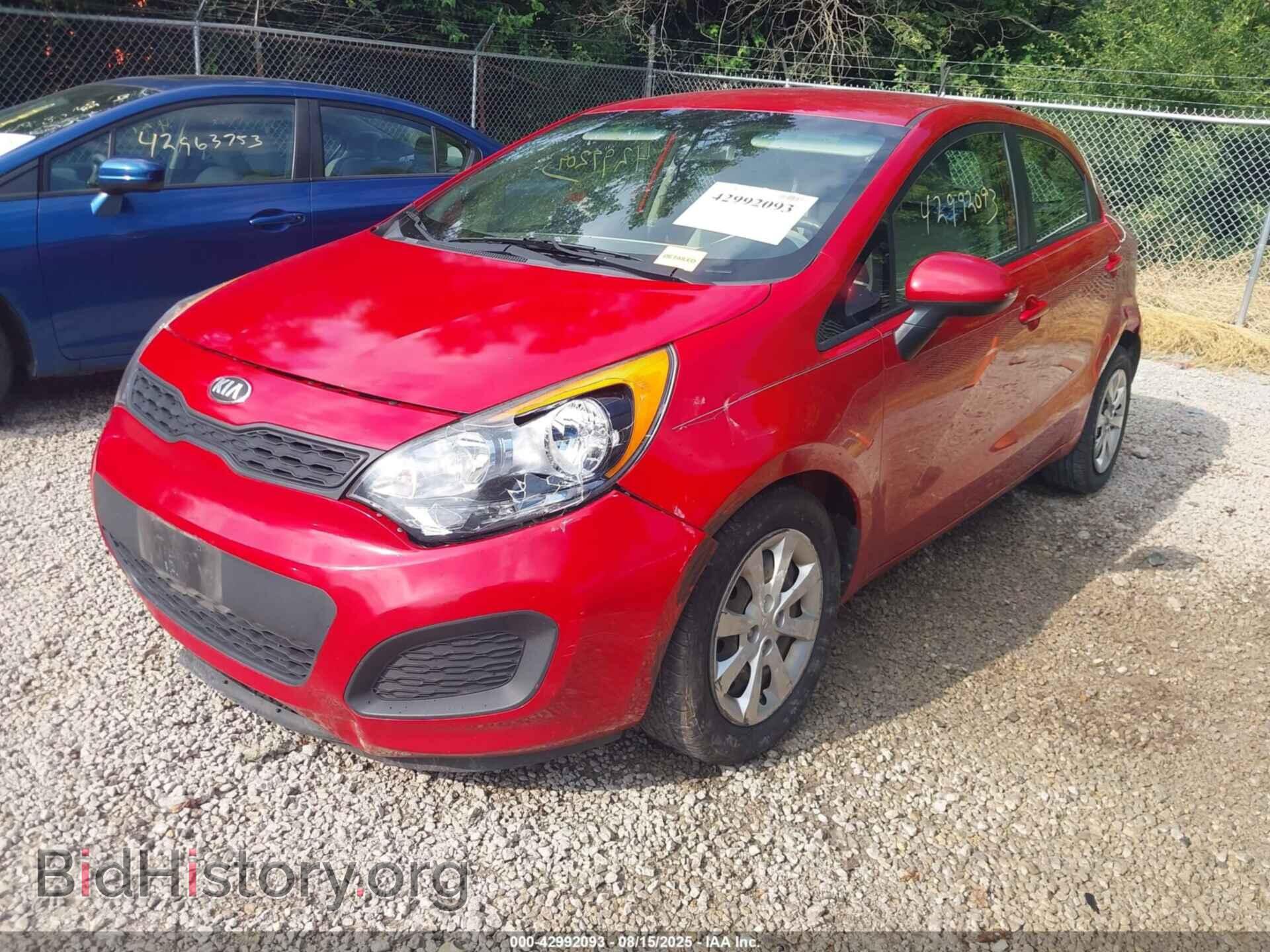 2013 KIA RIO - VIN: KNADM5A31D6186935 - Фото 2