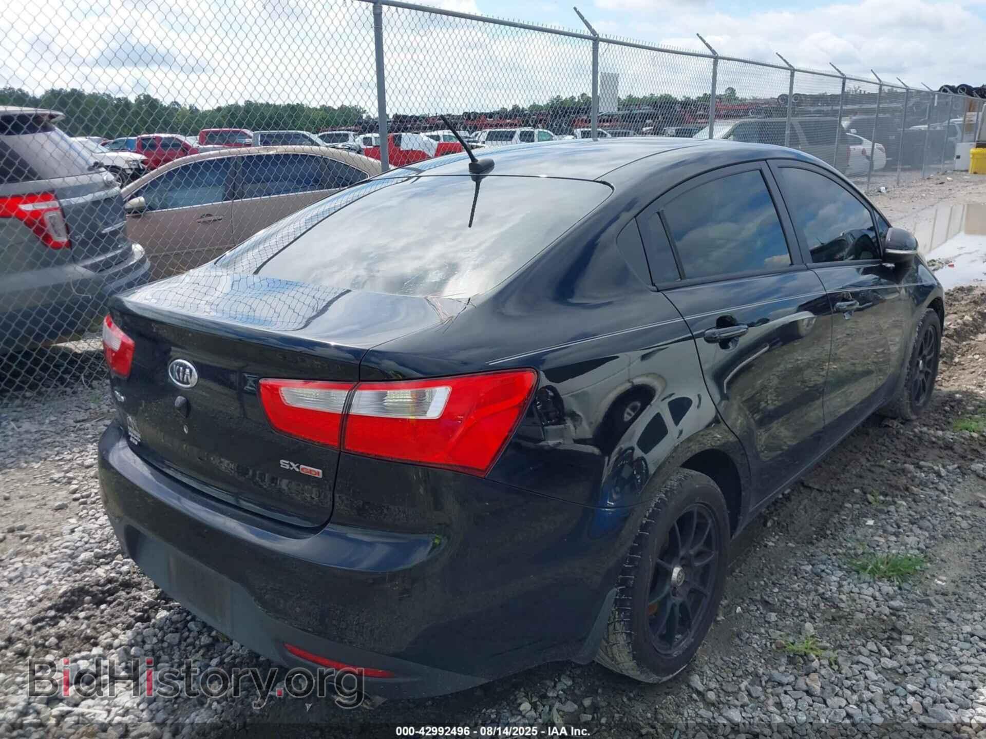 2012 KIA RIO - VIN: KNADN4A35C6074239 - Фото 4