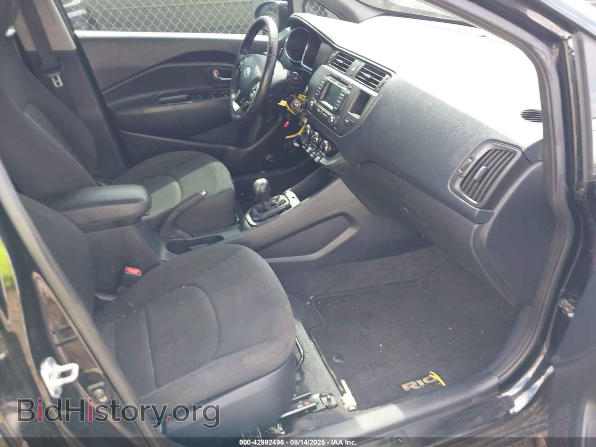 2012 KIA RIO - VIN: KNADN4A35C6074239 - Фото 5