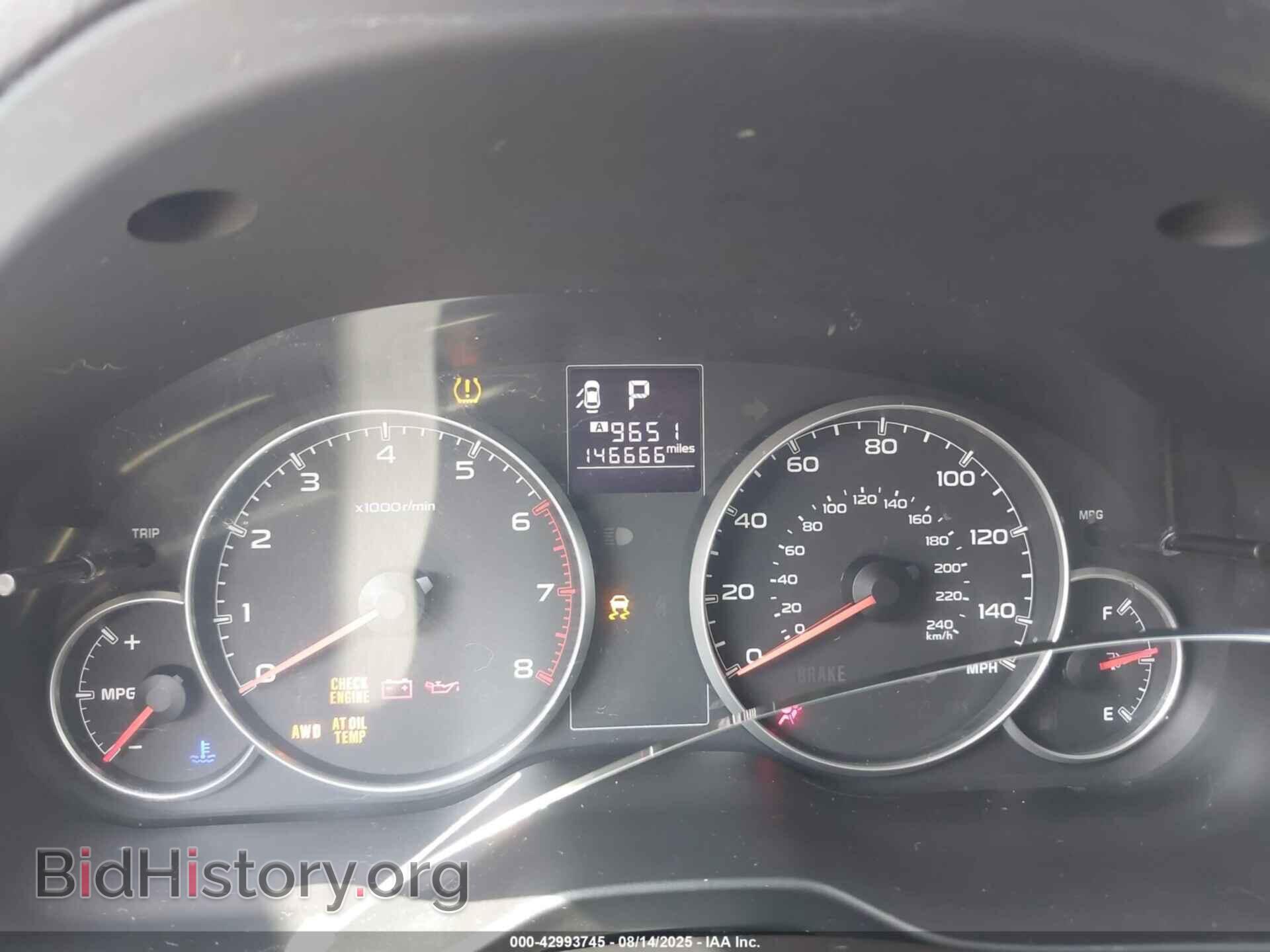 2014 SUBARU OUTBACK - VIN: 4S4BRCCC7E3263867 - Фото 7
