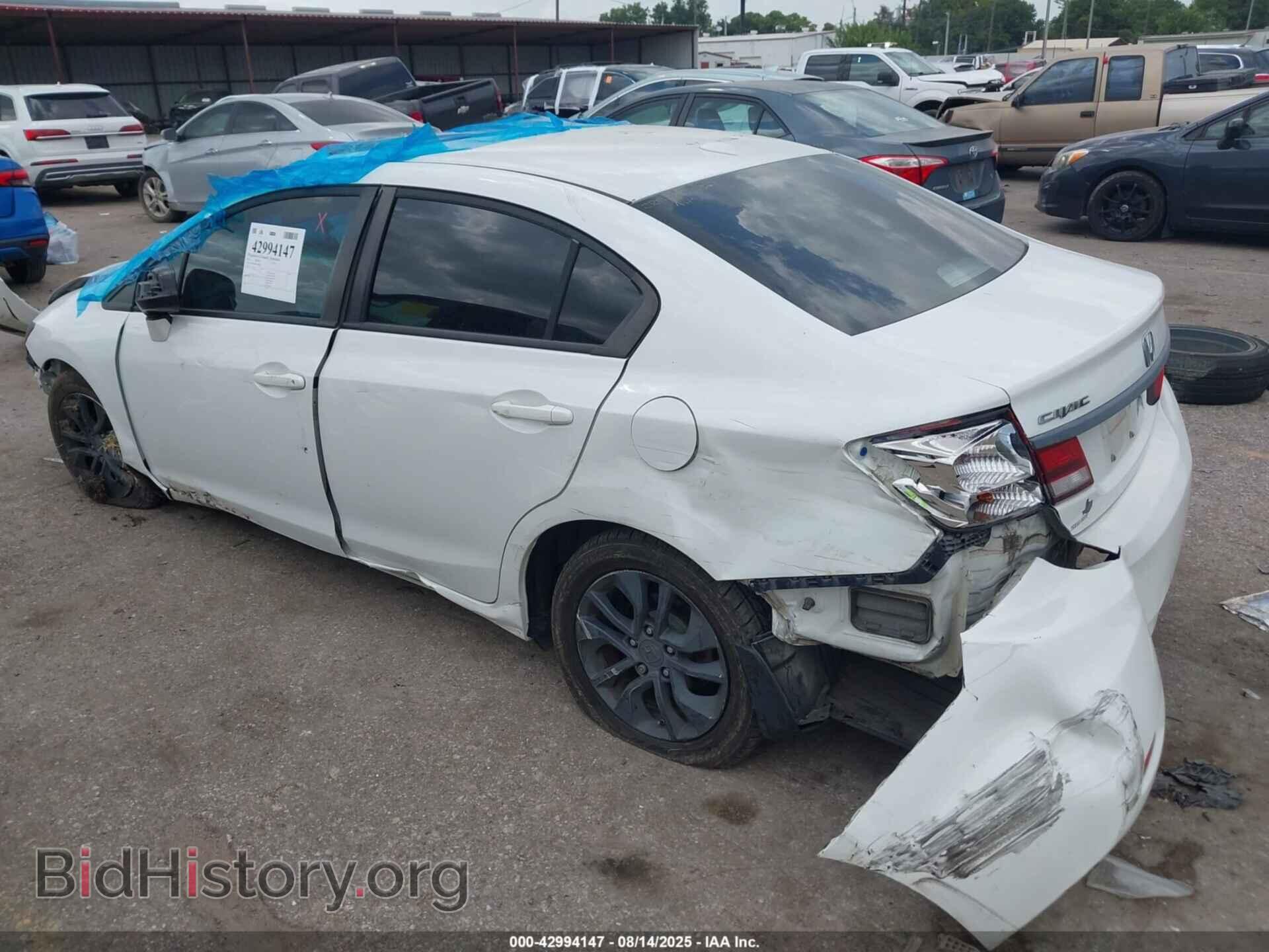 2013 HONDA CIVIC - VIN: 19XFB2F90DE057981 - Фото 3