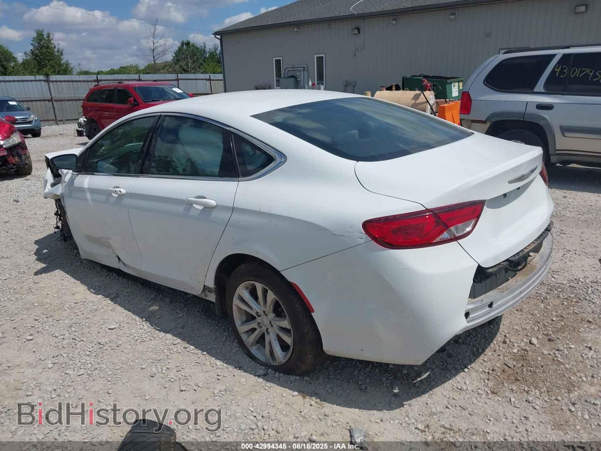 2015 CHRYSLER 200 - VIN: 1C3CCCABXFN737874 - Фото 3