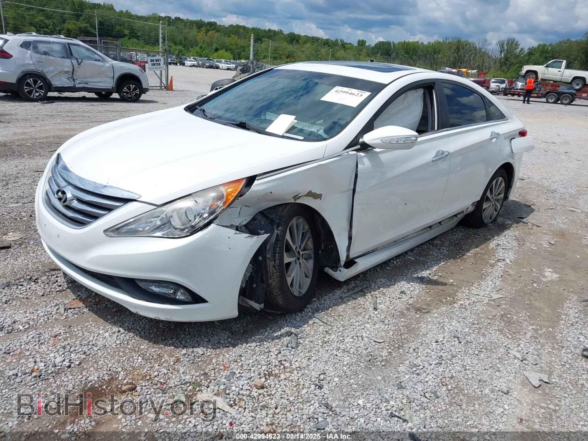 2014 HYUNDAI SONATA - VIN: 5NPEC4AC7EH908050 - Фото 2