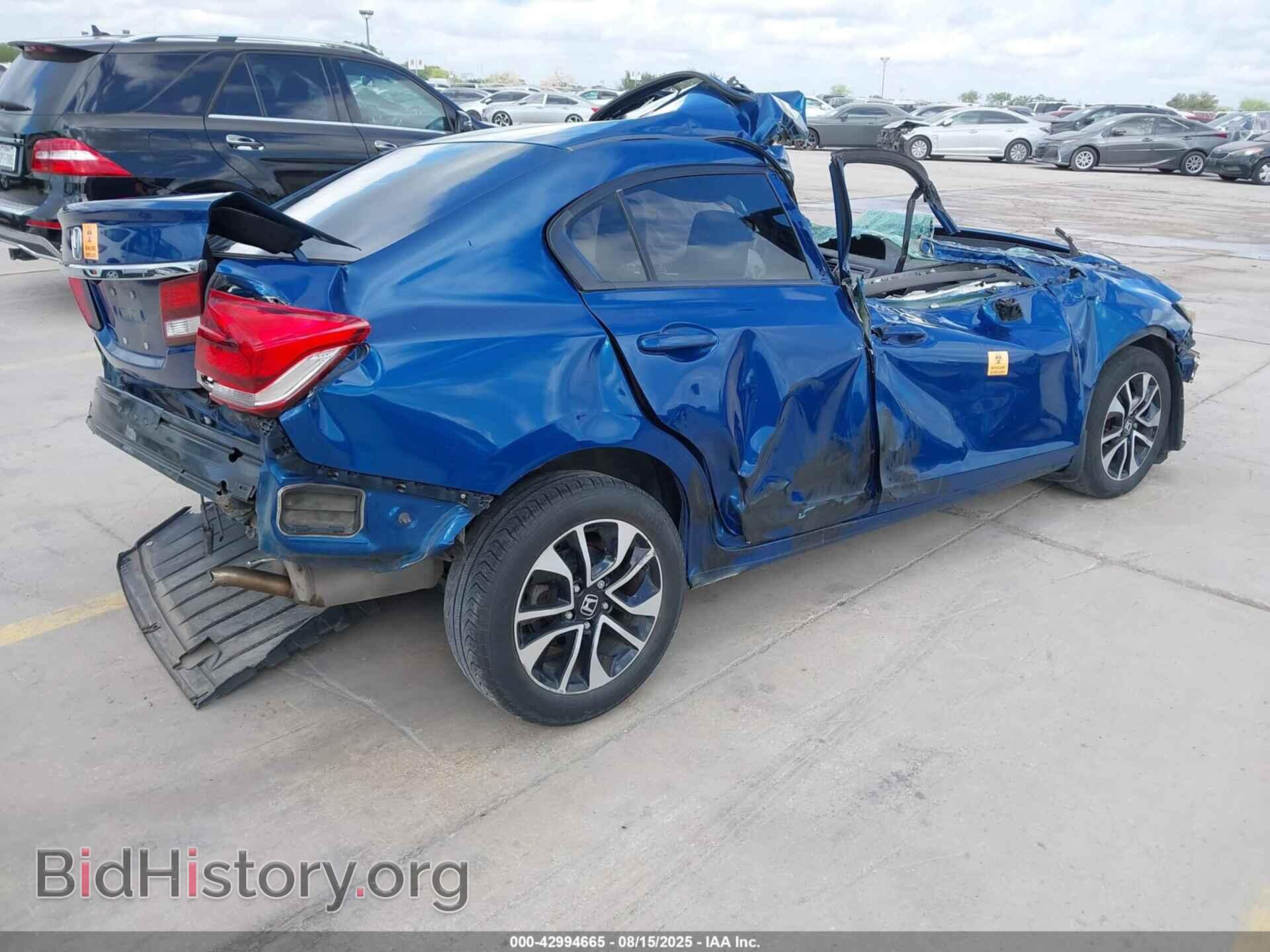 2015 HONDA CIVIC - VIN: 2HGFB2F82FH526388 - Фото 4