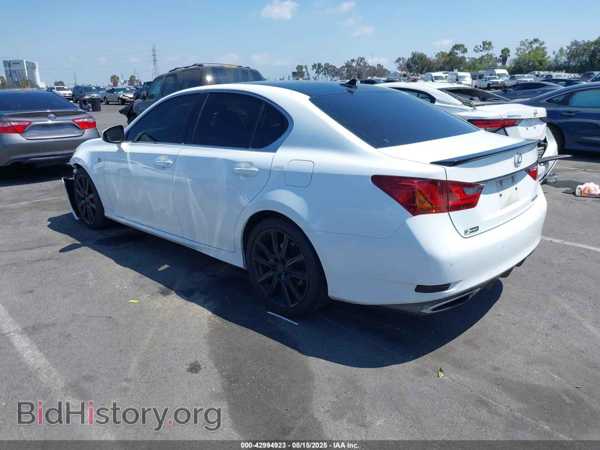 2014 LEXUS GS 350 - VIN: JTHBE1BL0E5036237 - Фото 3